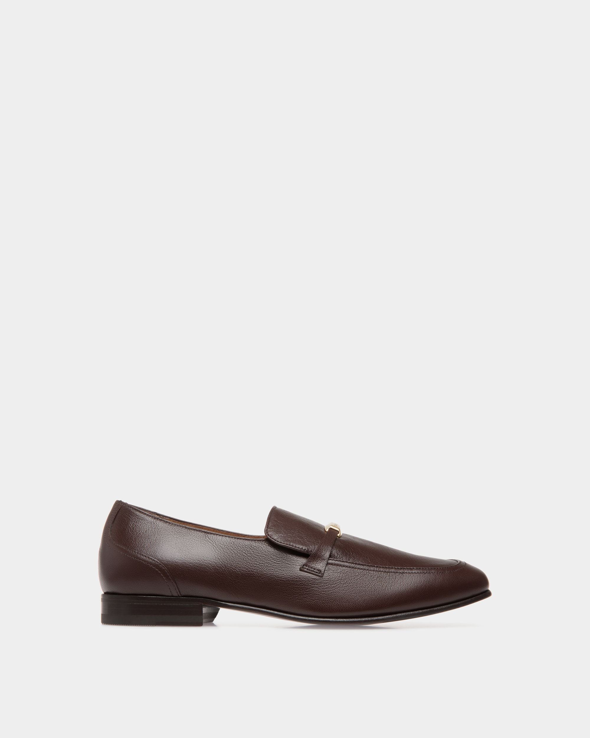 Loafer In Brown Leather - Uomo - Bally - 01