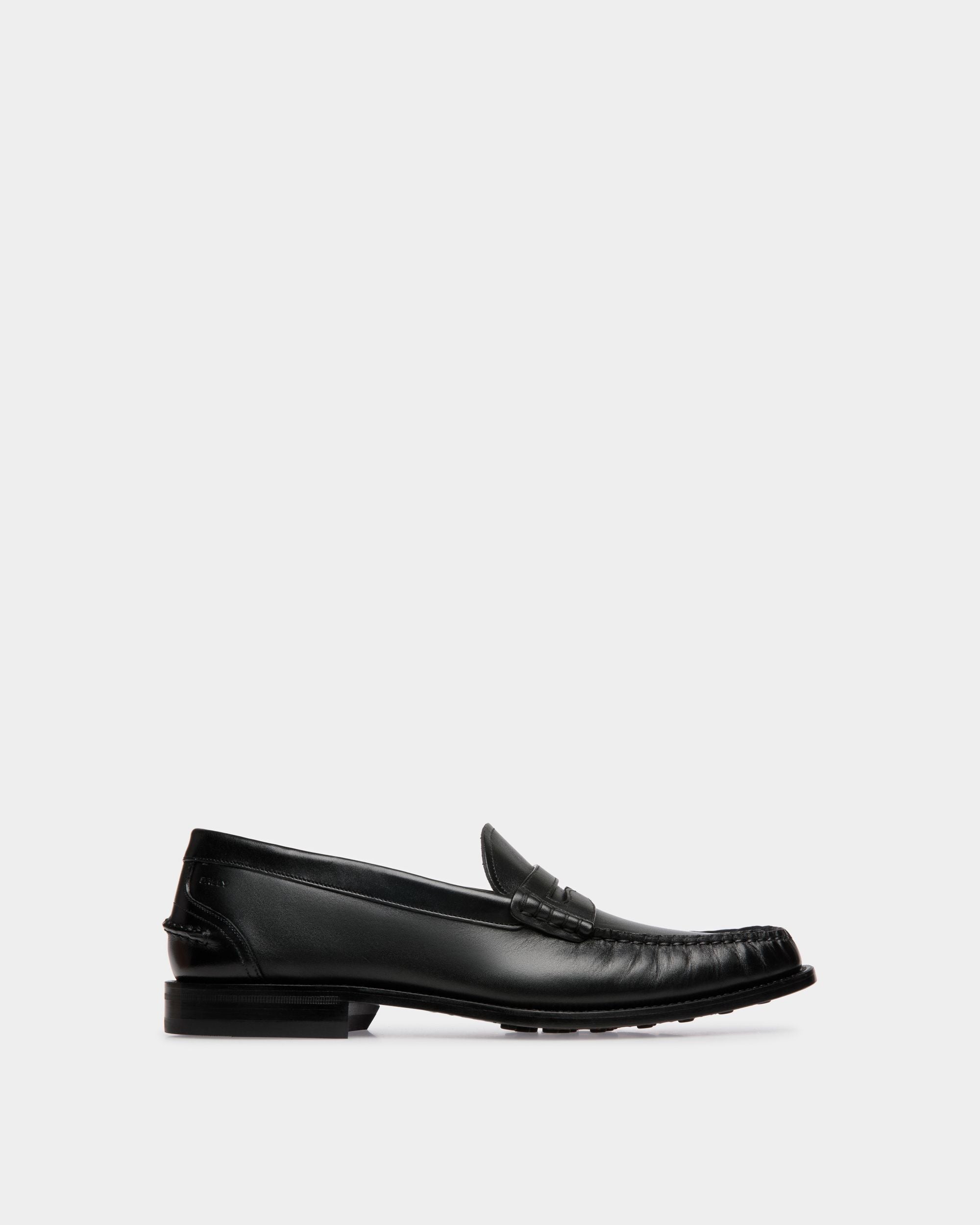 Mocassino Oregon In Pelle Nera - Uomo - Bally - 01