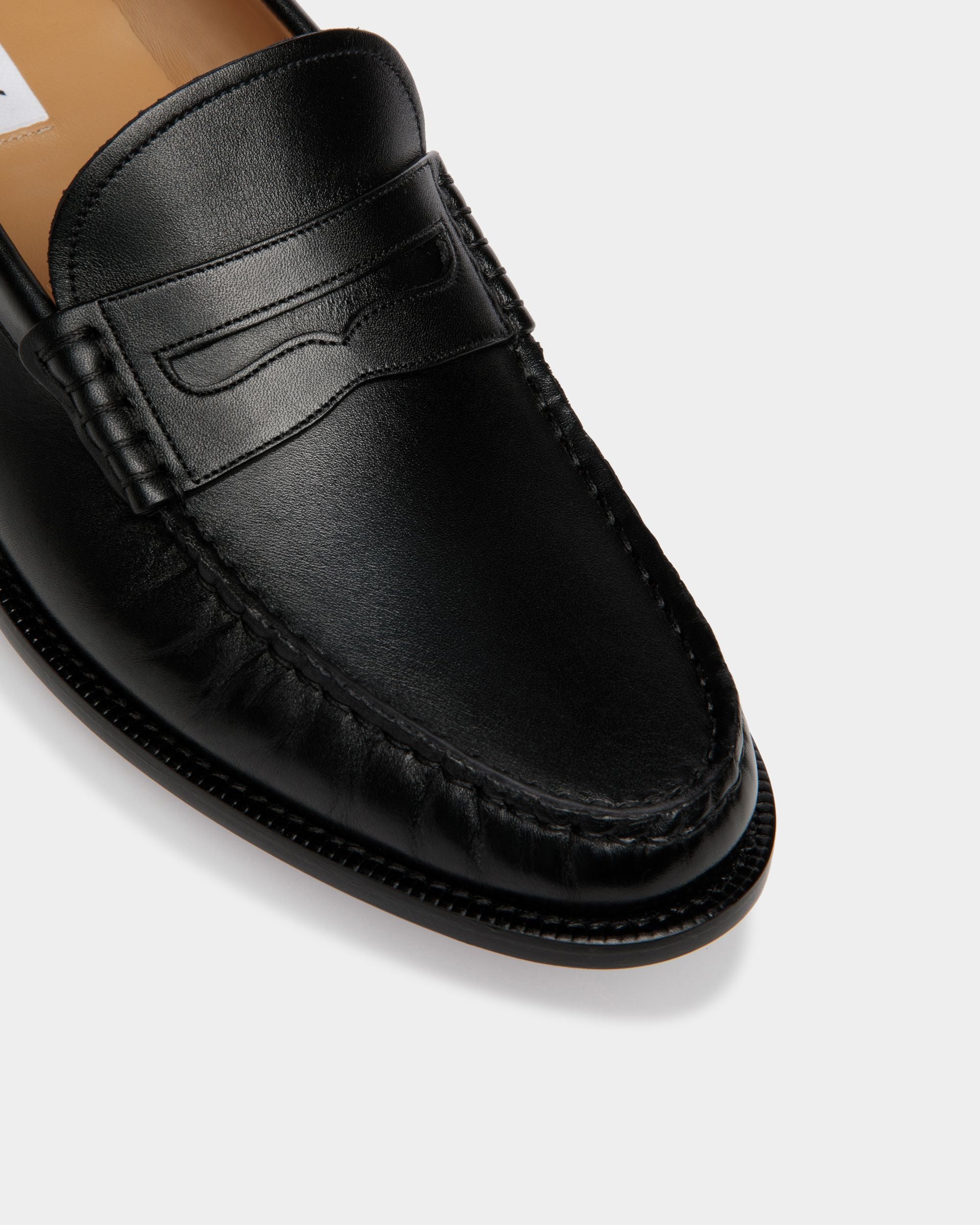 Mocassino Oregon In Pelle Nera - Uomo - Bally - 04
