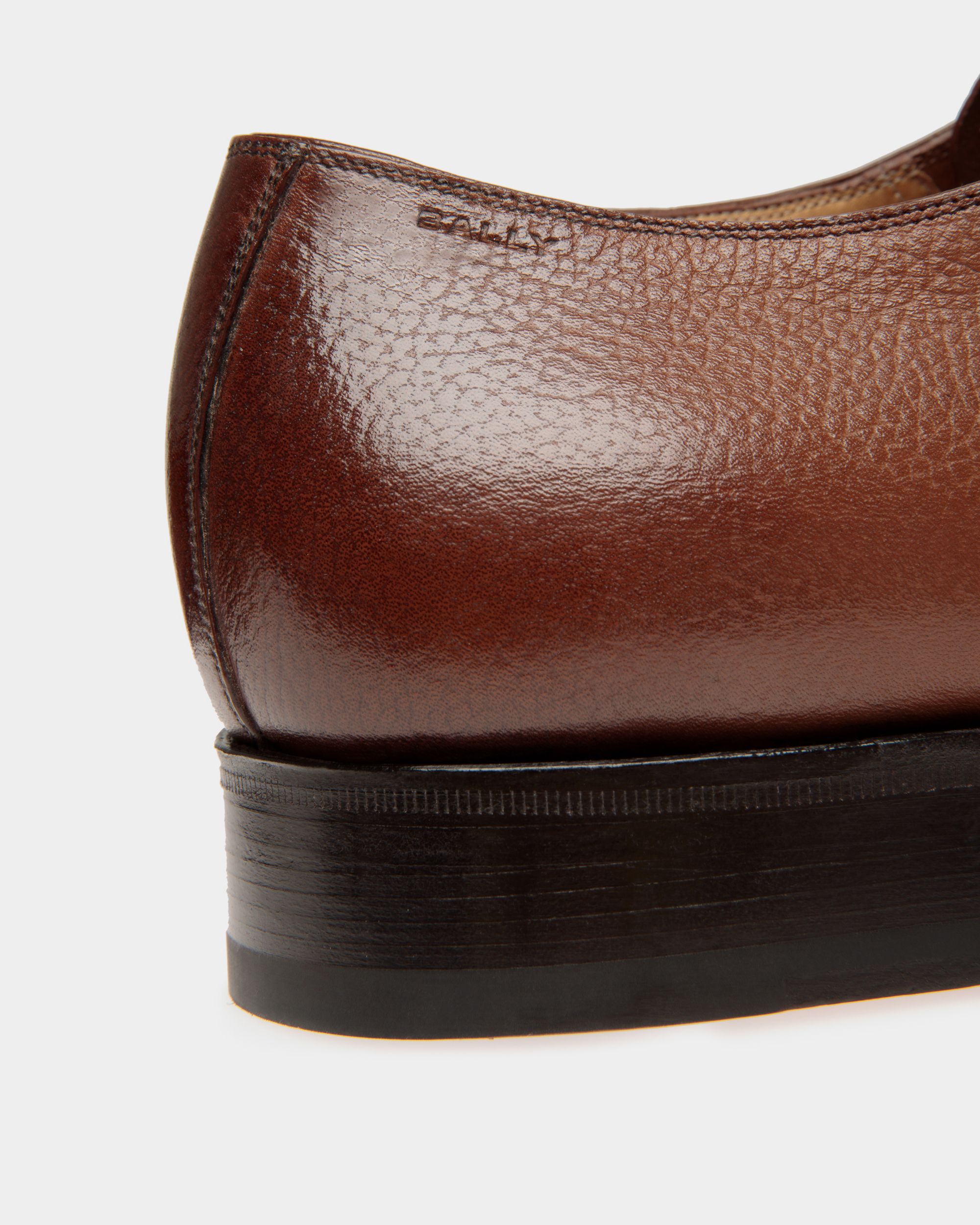Mocassino Schoenen In Pelle Goffrata - Uomo - Bally - 04