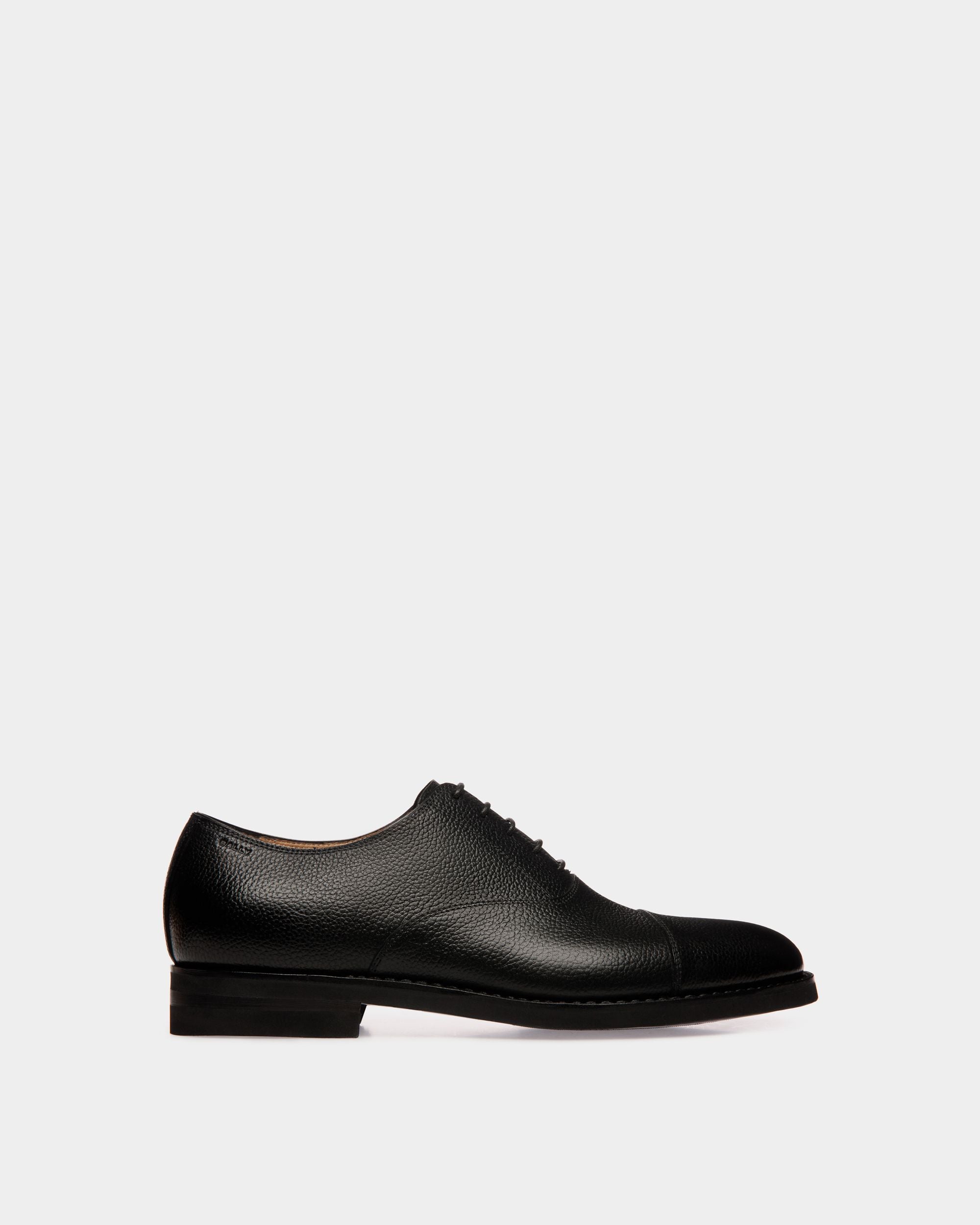Scarpa Oxford Schoenen In Pelle Granata Nera - Uomo - Bally - 01