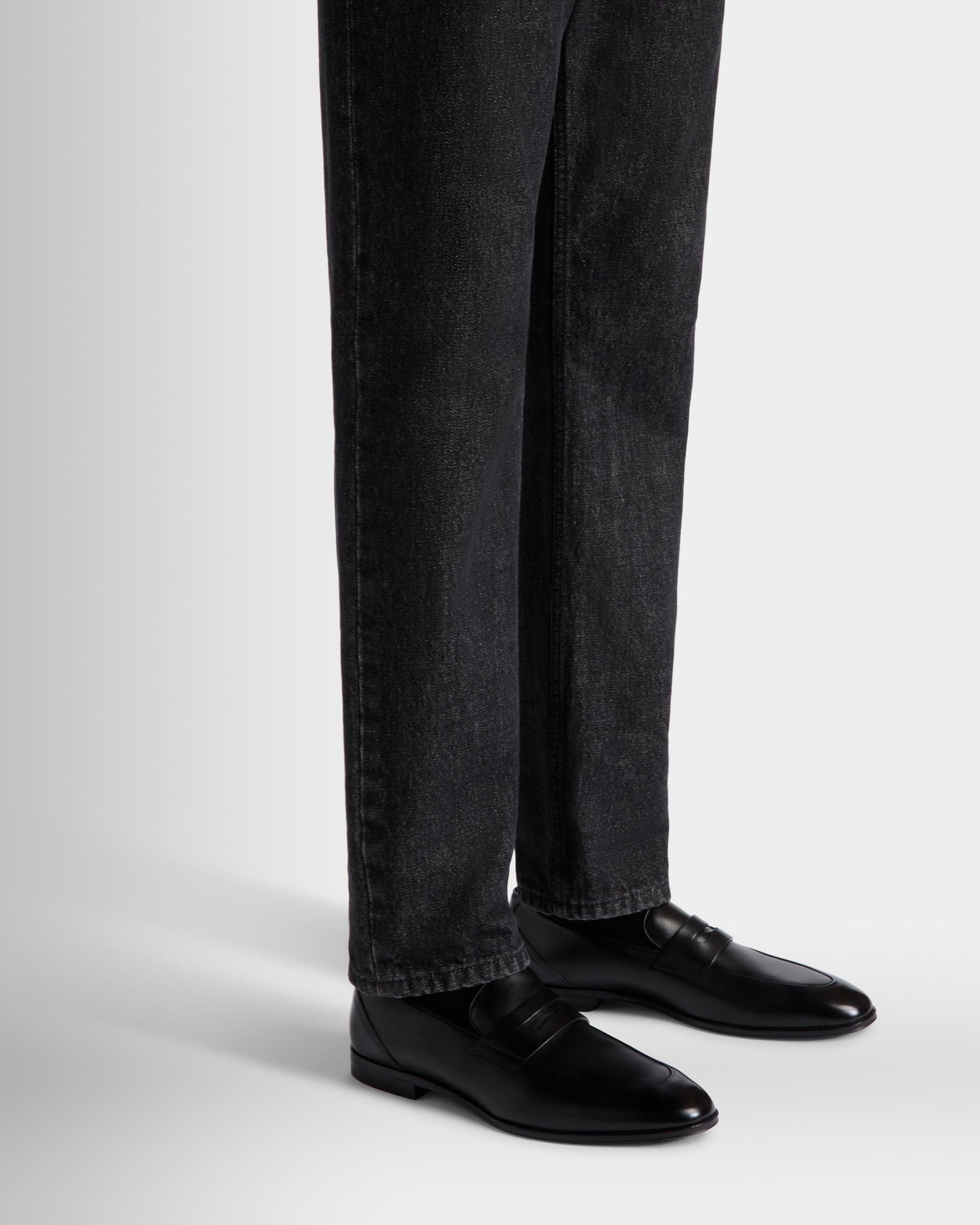 Mocassino Westminster In Pelle Nera - Uomo - Bally - 02
