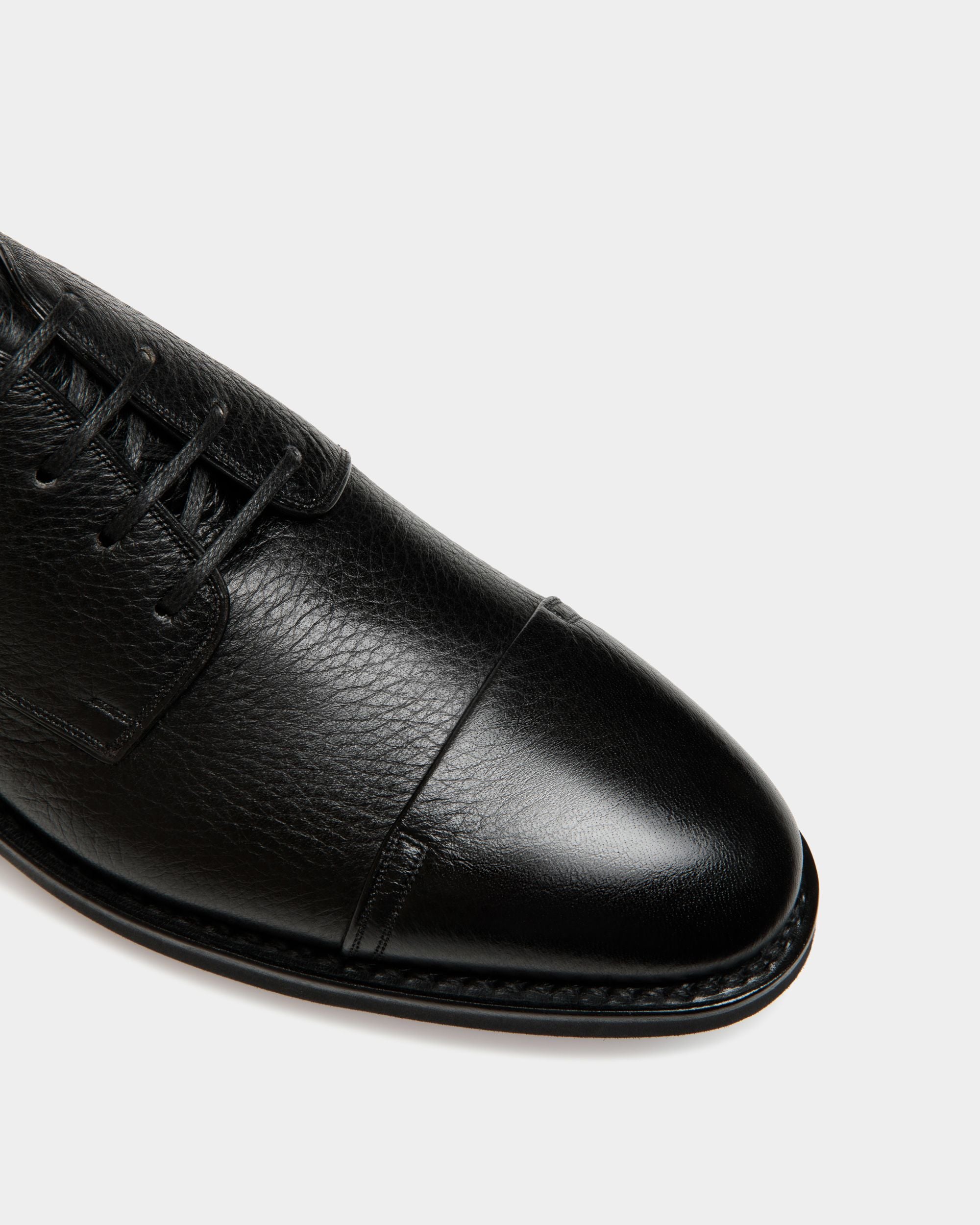 Derby Scribe Un In Pelle Di Daino Nera - Uomo - Bally - 05