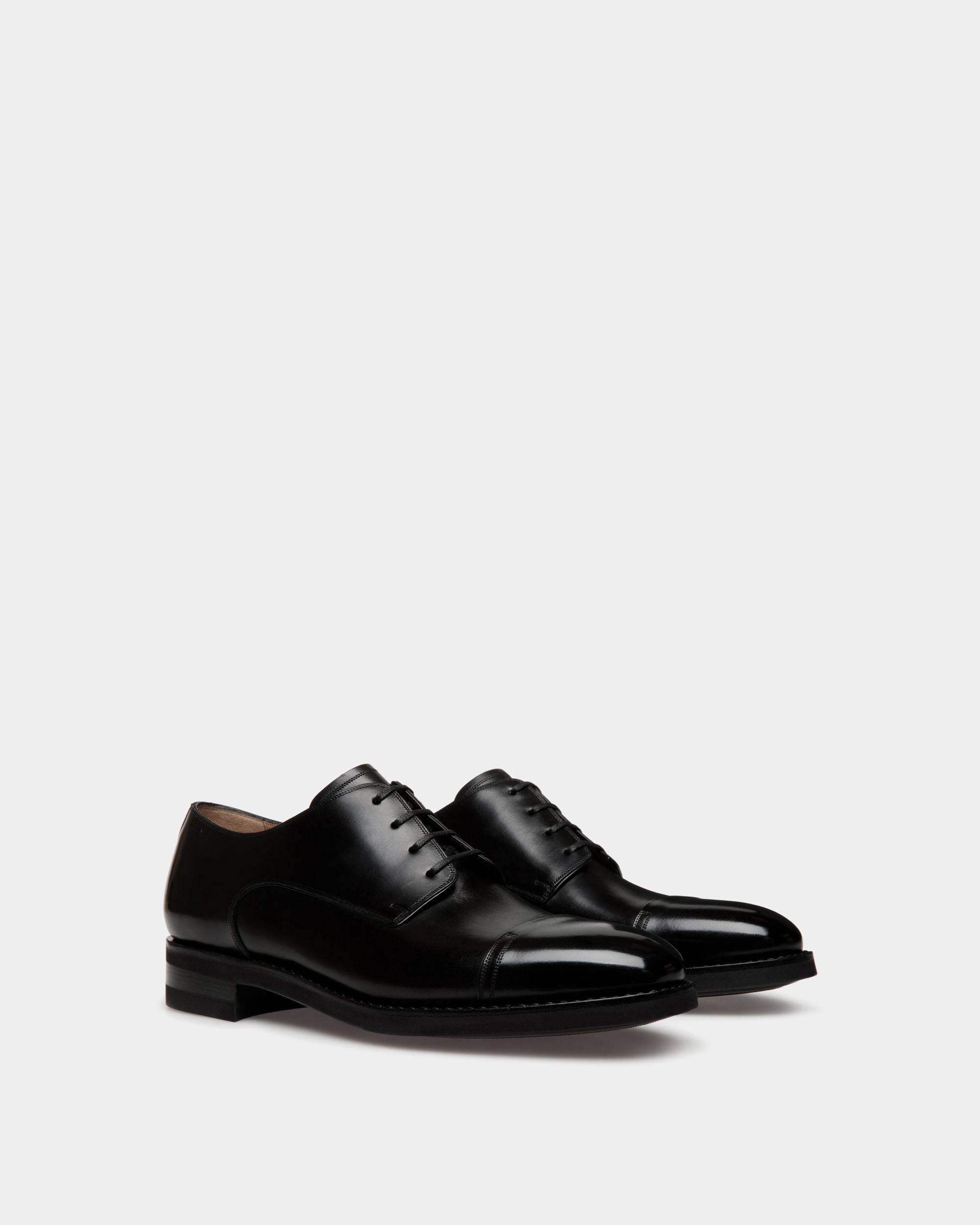 Derby Scribe Un In Pelle Nera - Uomo - Bally - 02