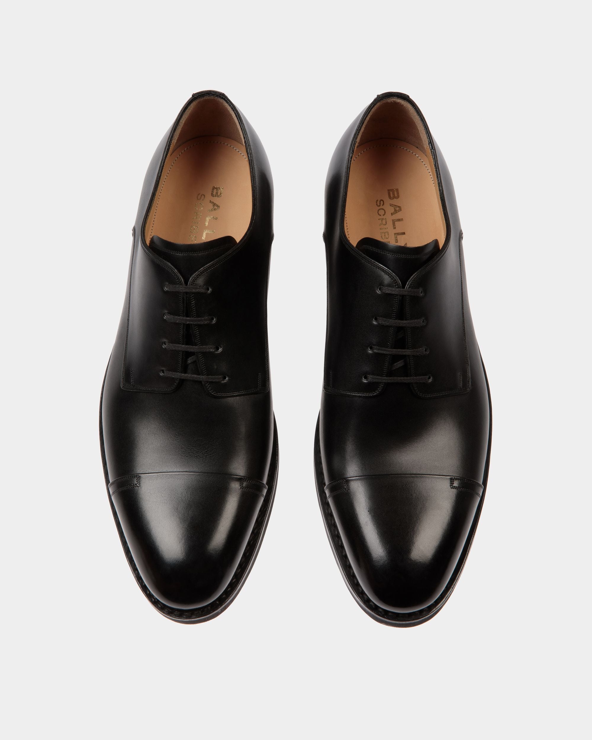 Derby Scribe Un In Pelle Nera - Uomo - Bally - 05