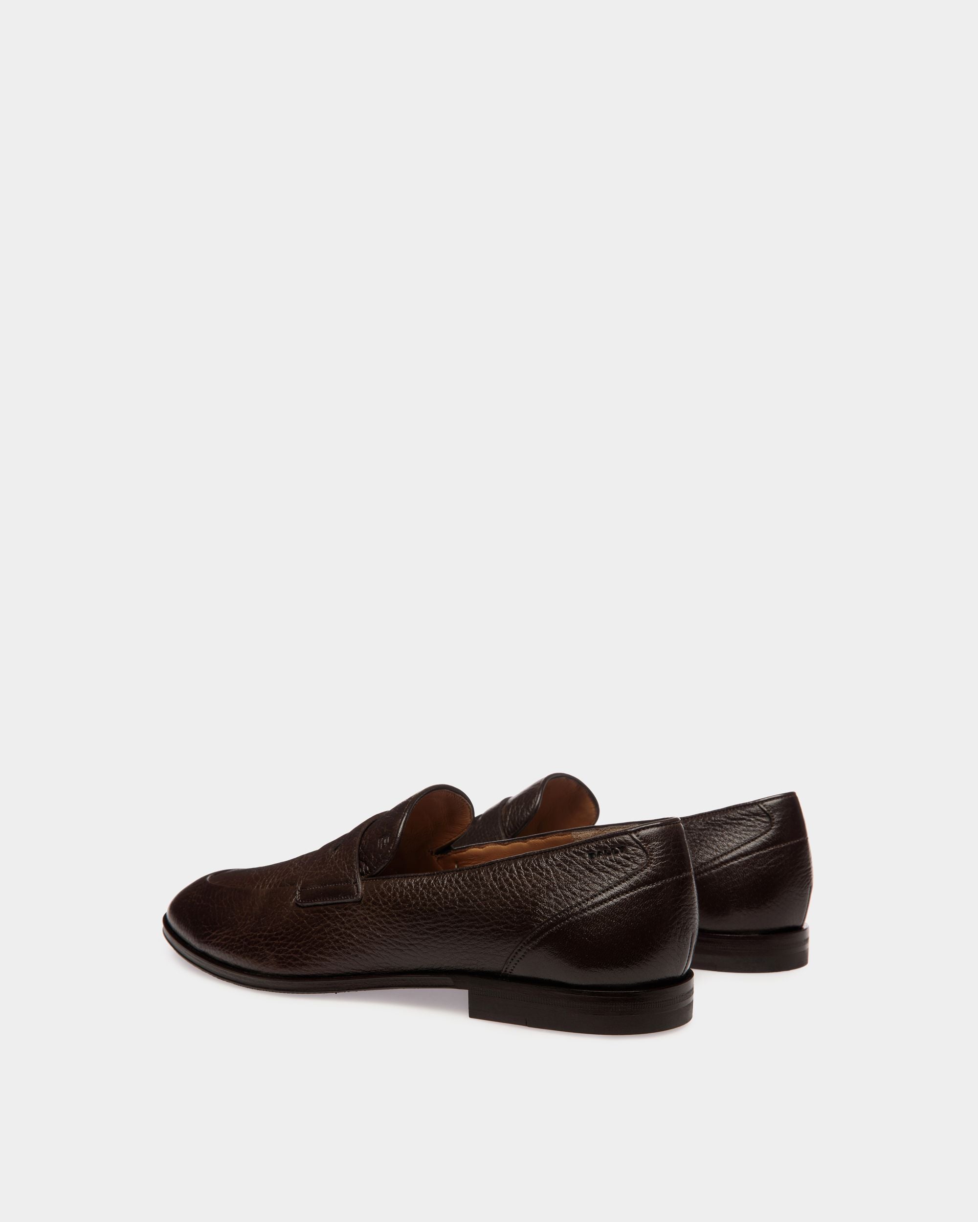 Mocassino Westminster In Pelle Di Daino Marrone - Uomo - Bally - 03