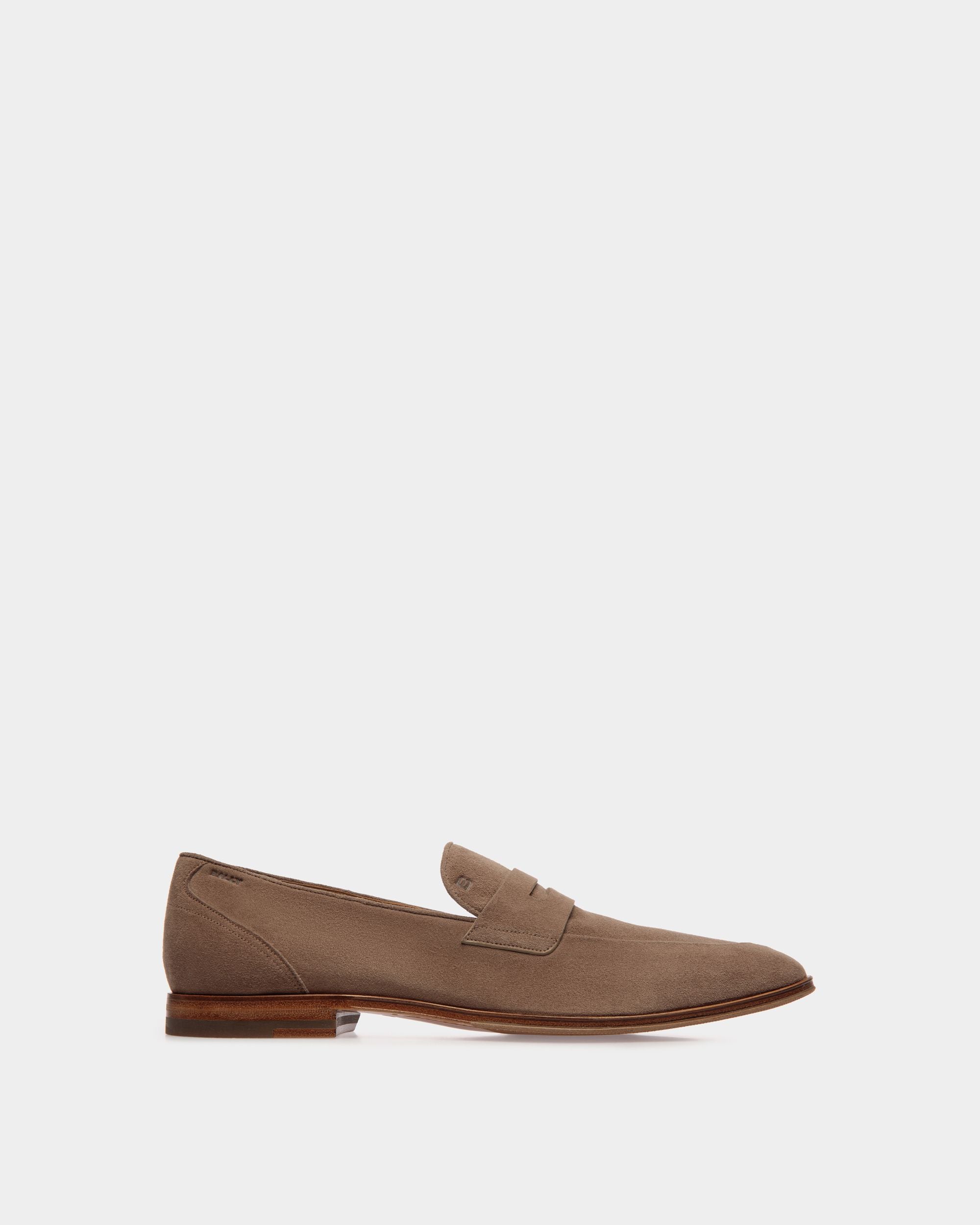 Mocassino Westminster In Pelle Scamosciata Grigio Talpa - Uomo - Bally - 01