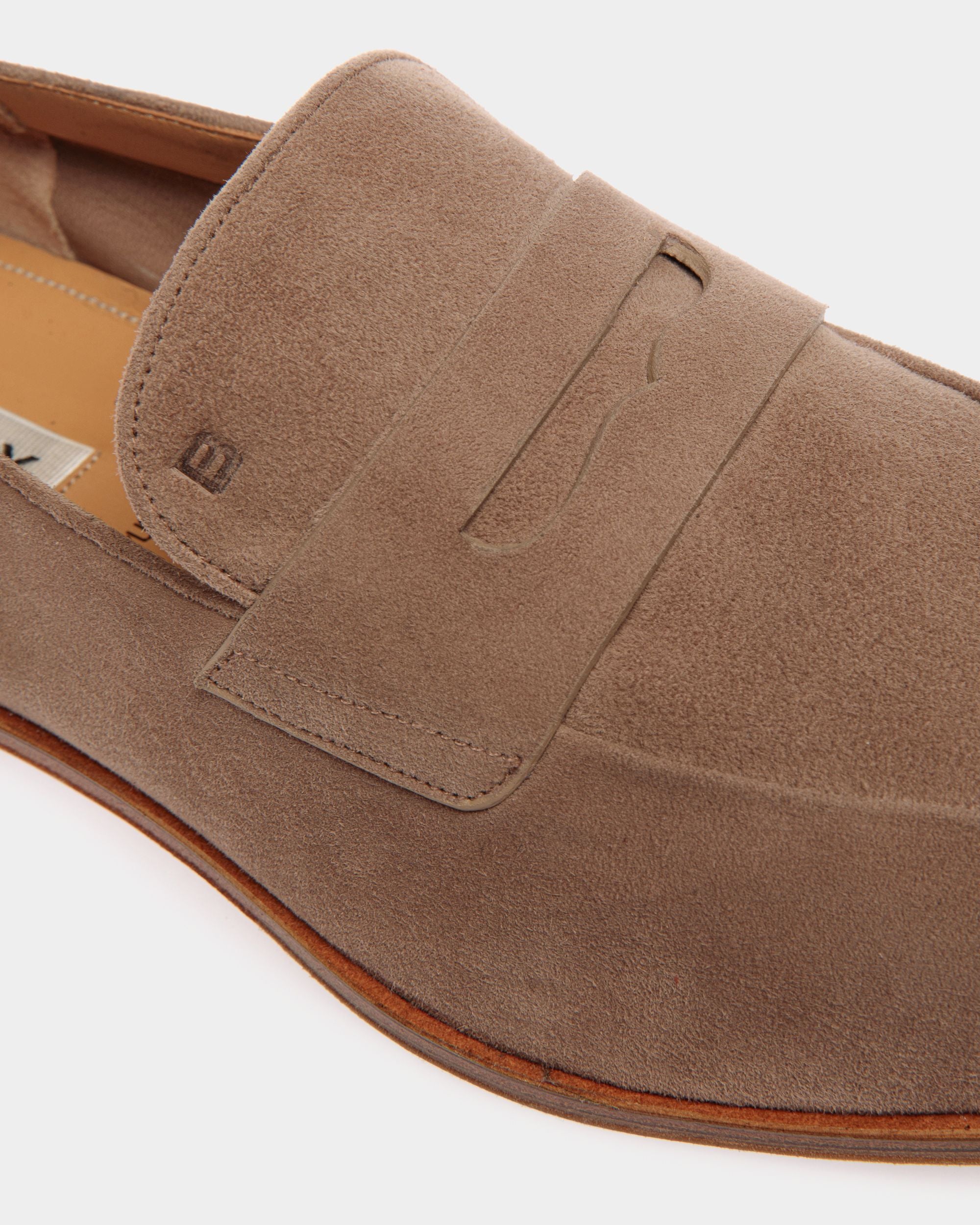 Mocassino Westminster In Pelle Scamosciata Grigio Talpa - Uomo - Bally - 04