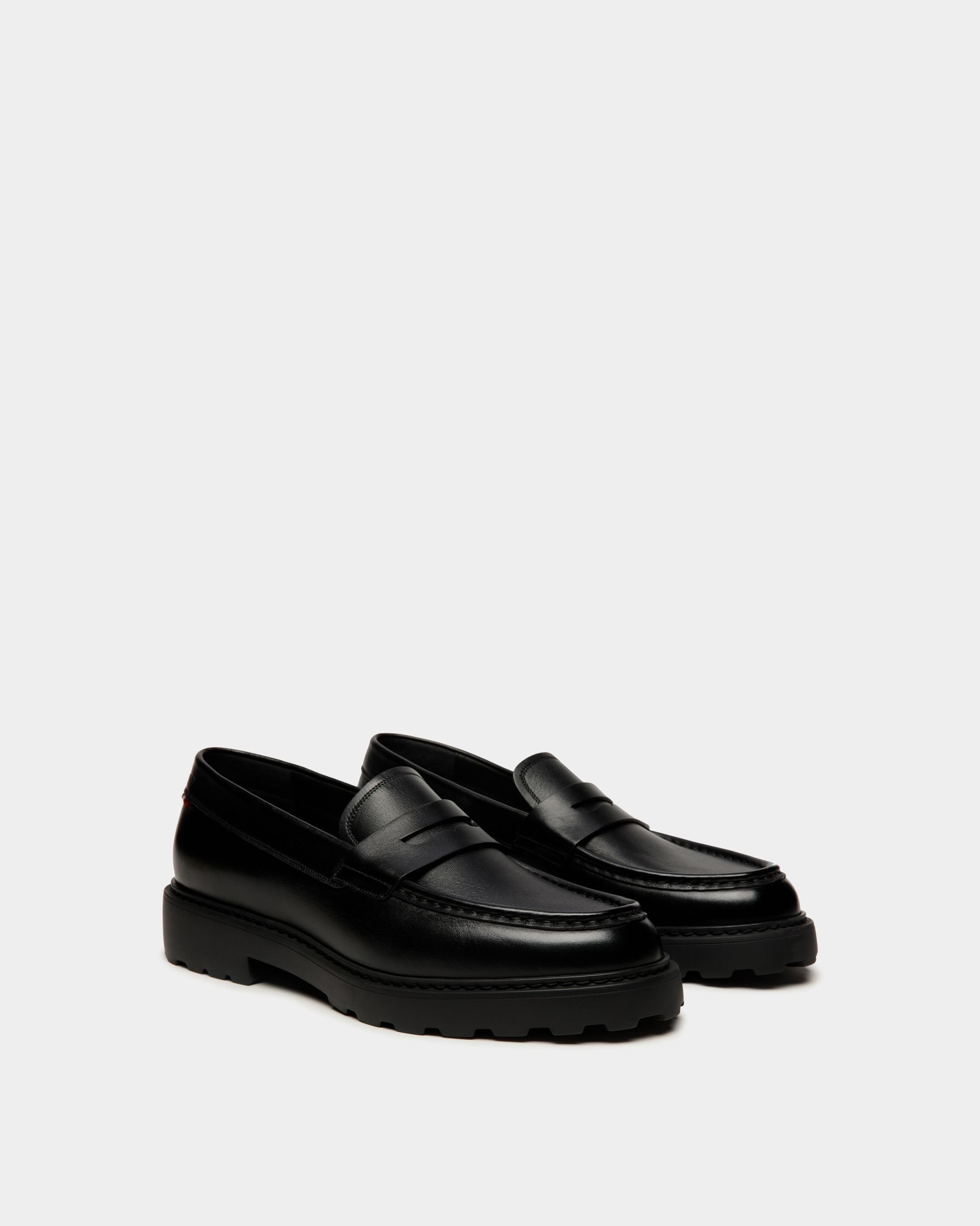 Mocassino Gusto In Pelle Nera - Uomo - Bally - 02