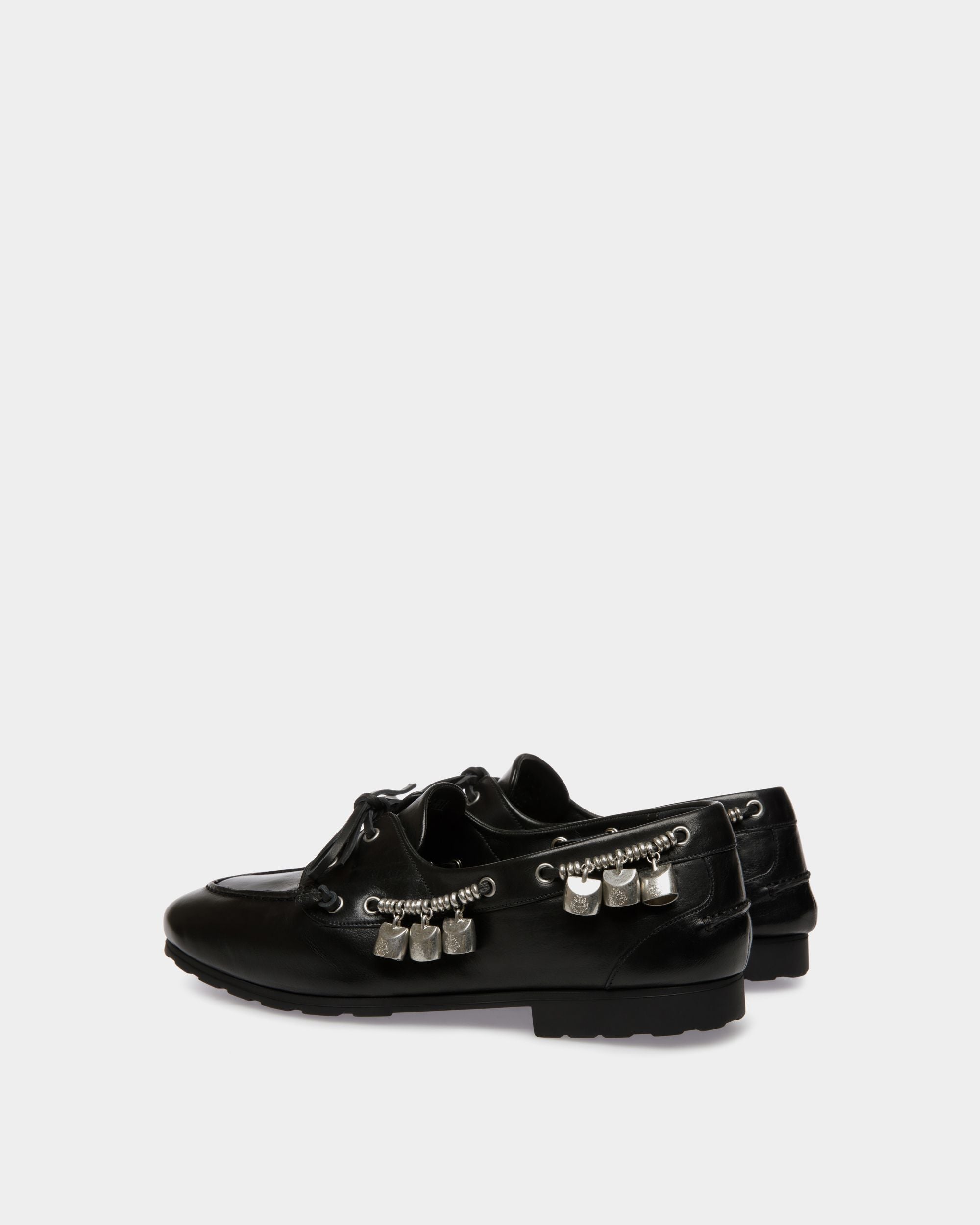 Mocassino Plume In Pelle Nera - Uomo - Bally - 04
