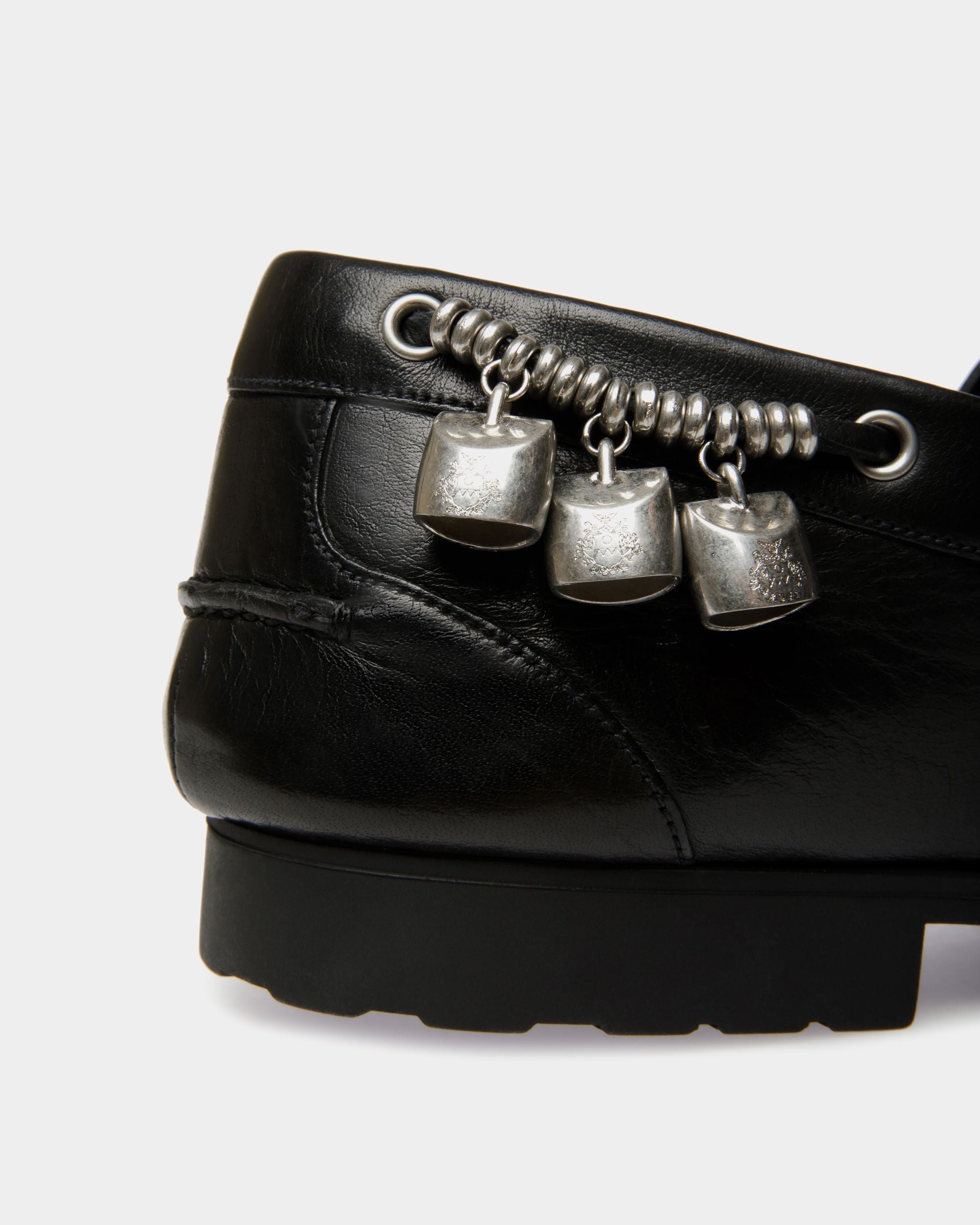 Mocassino Plume In Pelle Nera - Uomo - Bally - 05