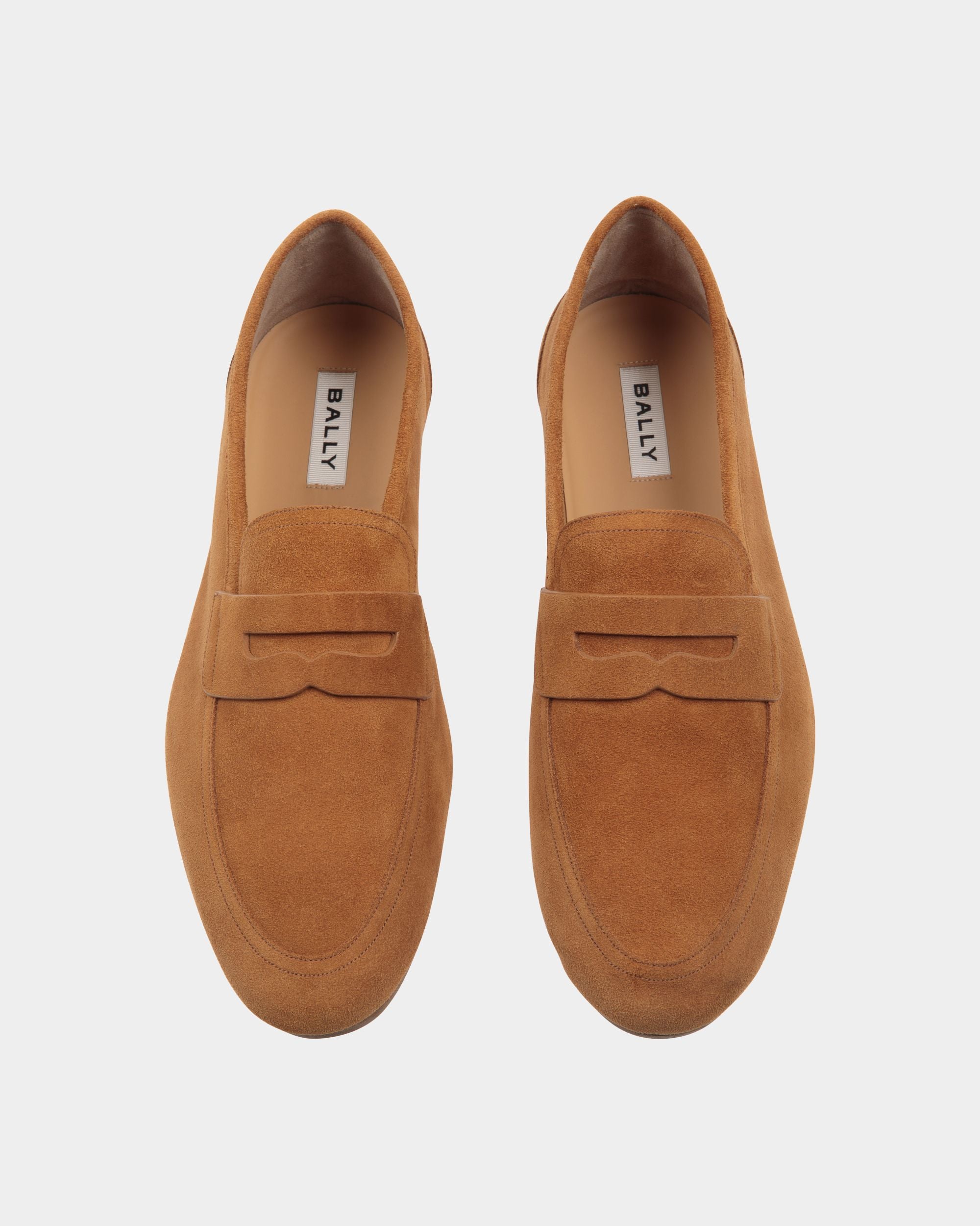 Mocassino Plume In Pelle Scamosciata Marrone - Uomo - Bally - 05