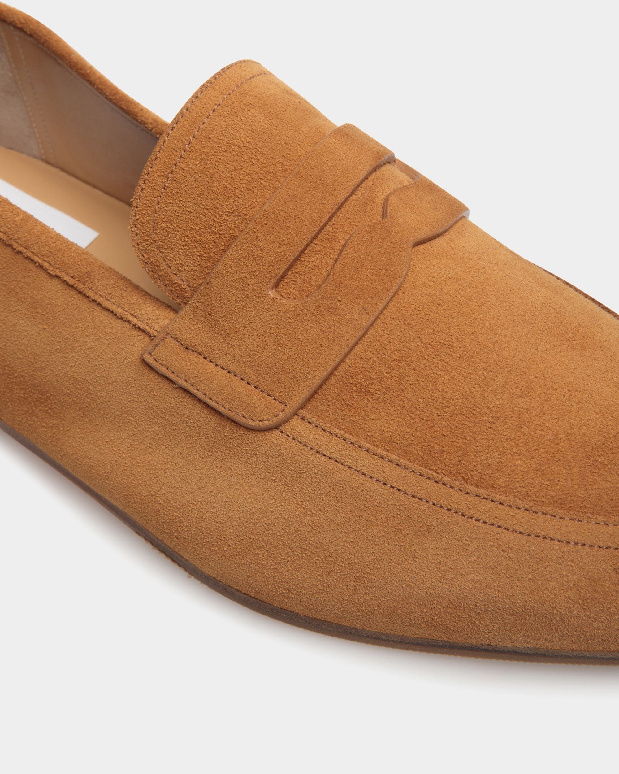 Mocassino Plume In Pelle Scamosciata Marrone - Uomo - Bally - 06