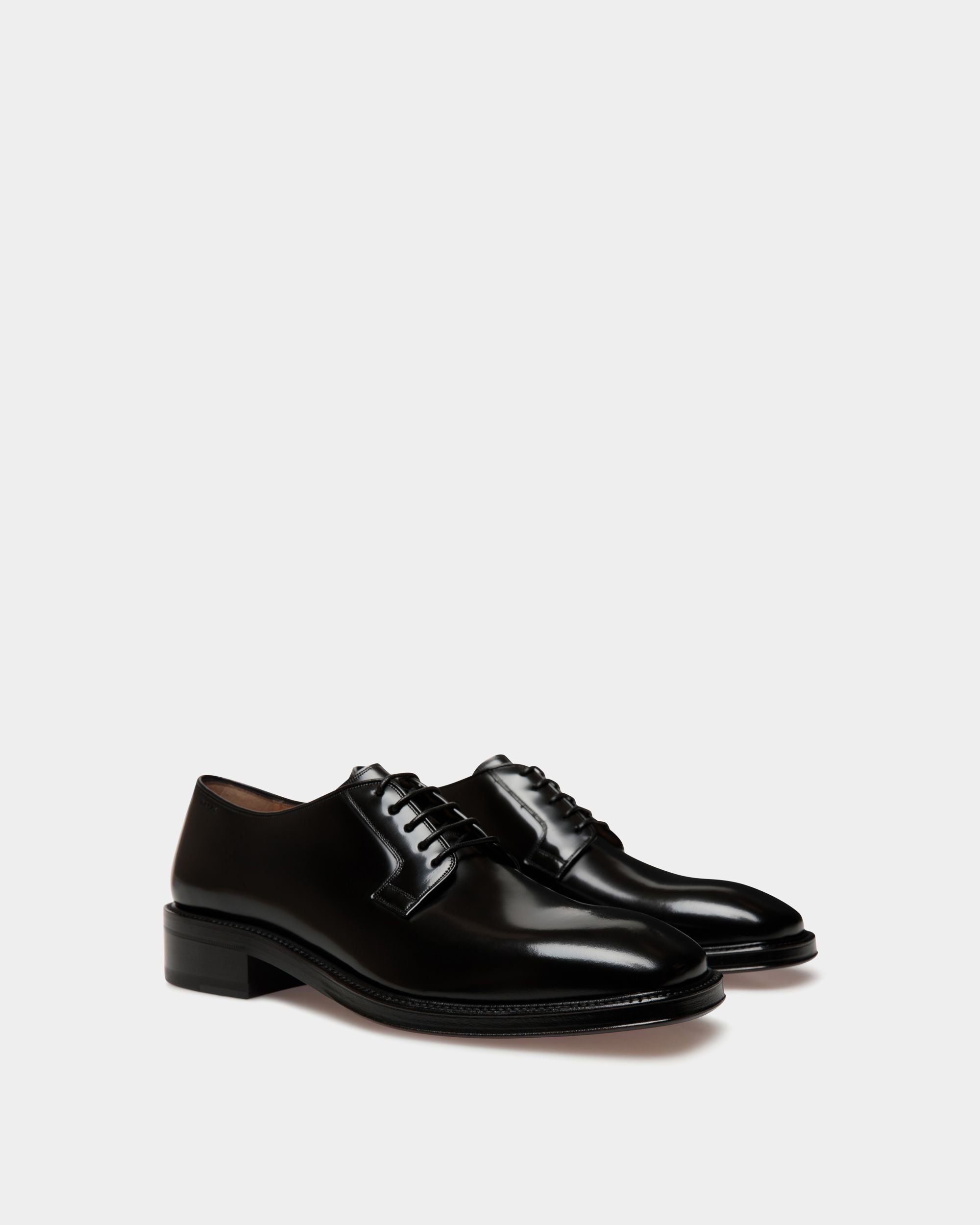 Derby Sockel In Pelle Nera - Uomo - Bally - 03