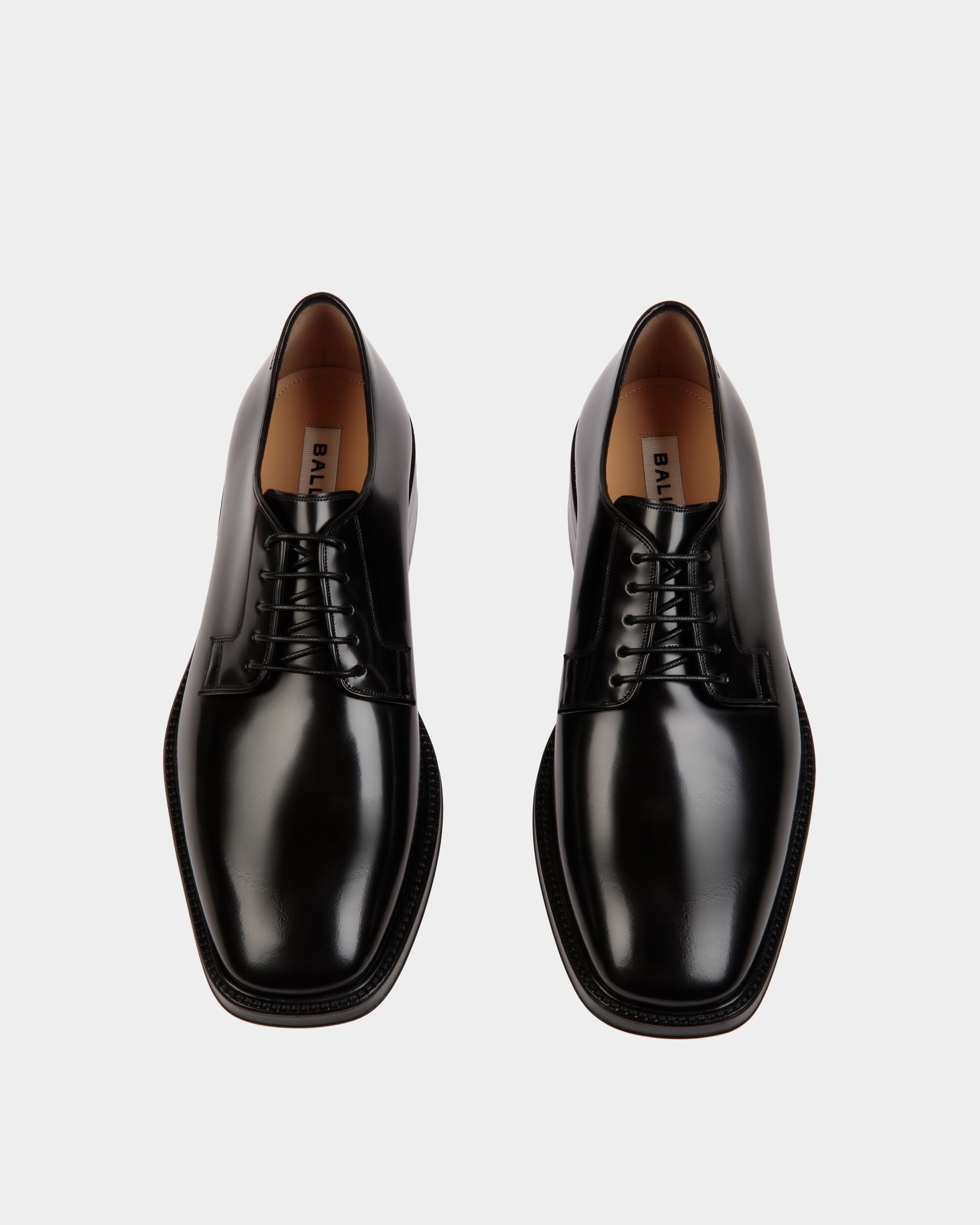Derby Sockel In Pelle Nera - Uomo - Bally - 05