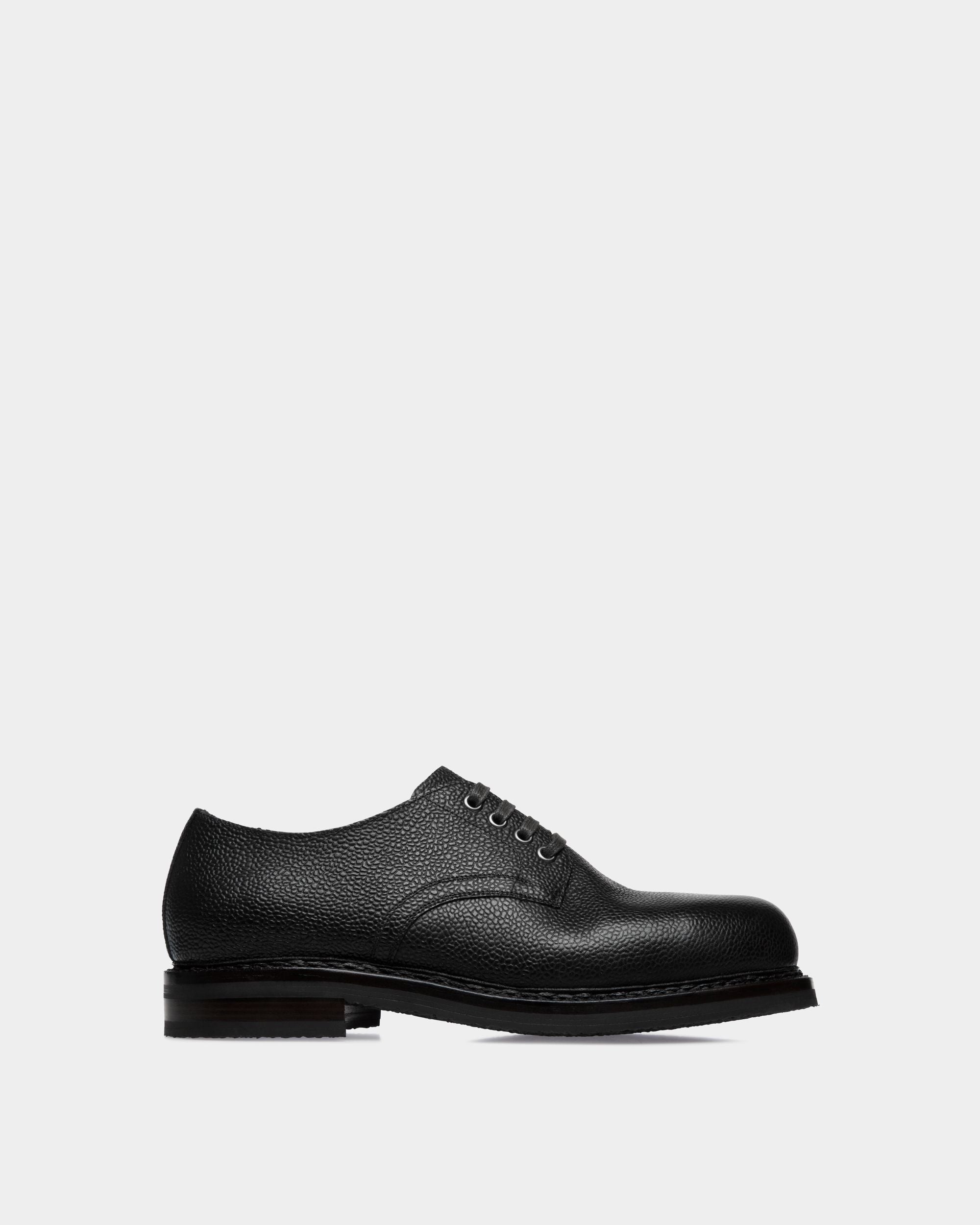 Derby Norwelt In Pelle Granata Nera - Uomo - Bally - 01