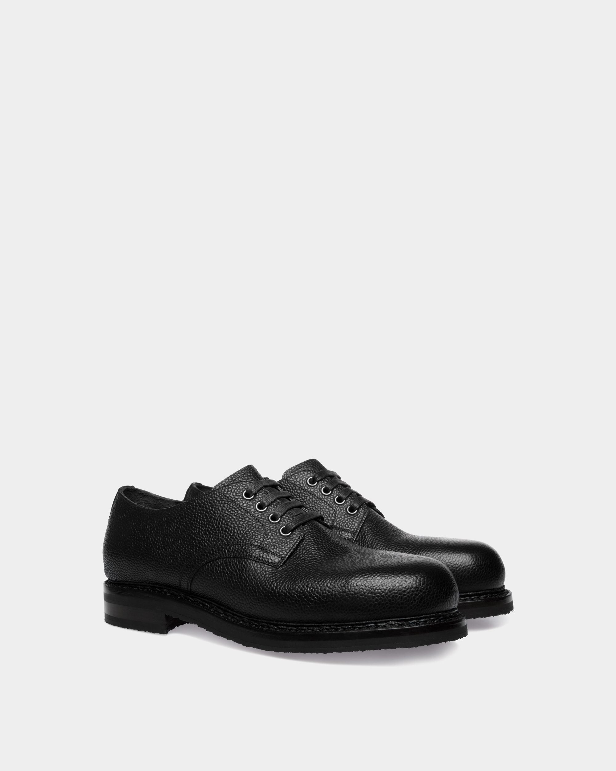 Derby Norwelt In Pelle Granata Nera - Uomo - Bally - 02