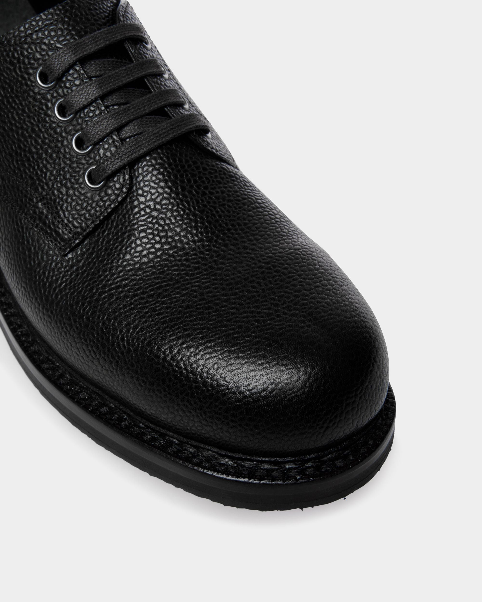Derby Norwelt In Pelle Granata Nera - Uomo - Bally - 04