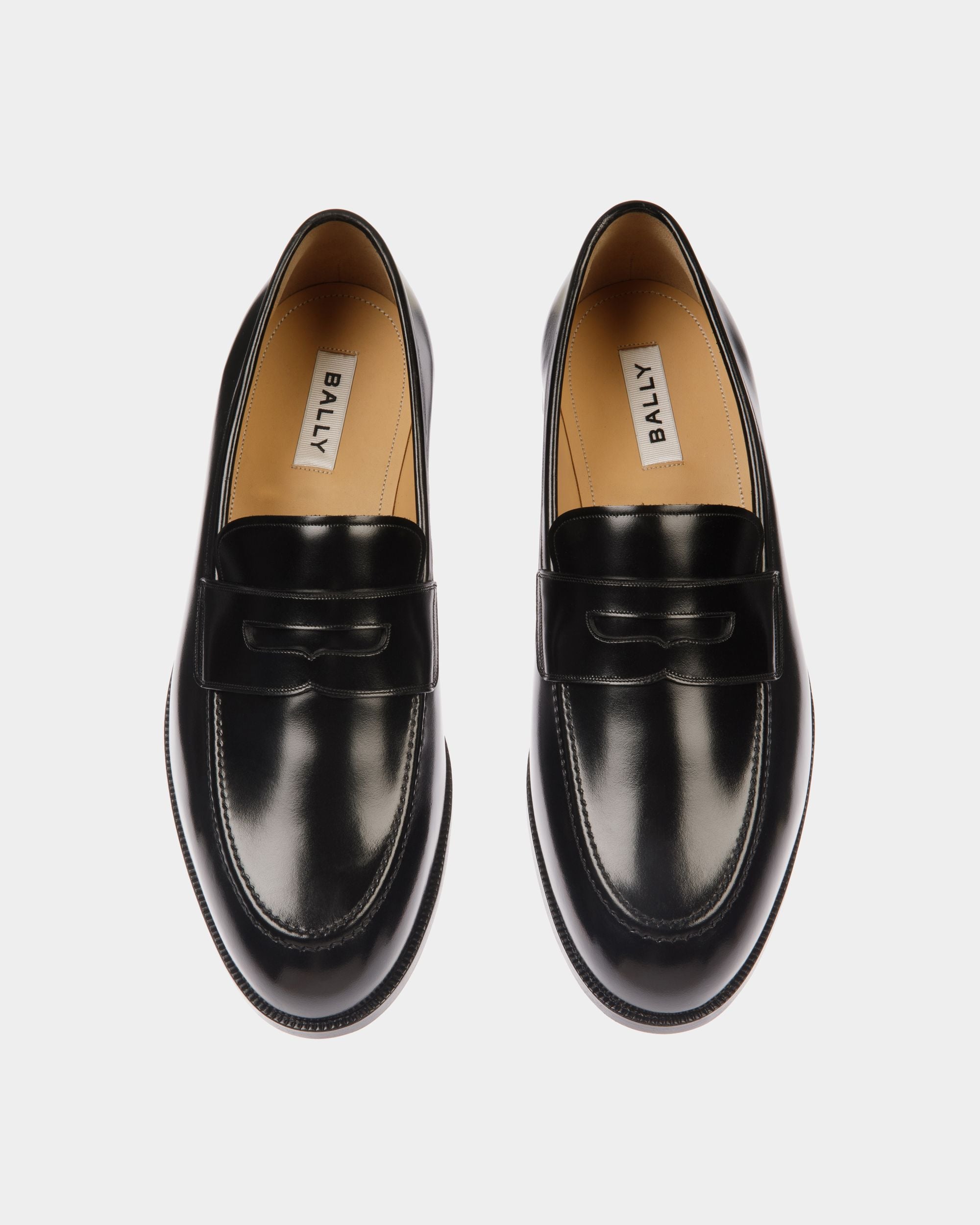 Mocassino Carl In Pelle Nera - Uomo - Bally - 04