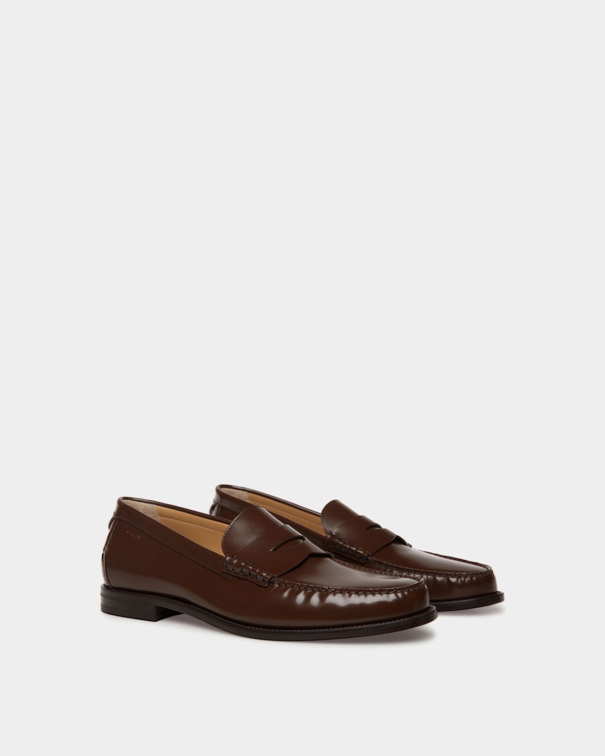 Mocassino Capitol In Pelle Color Ebano - Uomo - Bally - 03