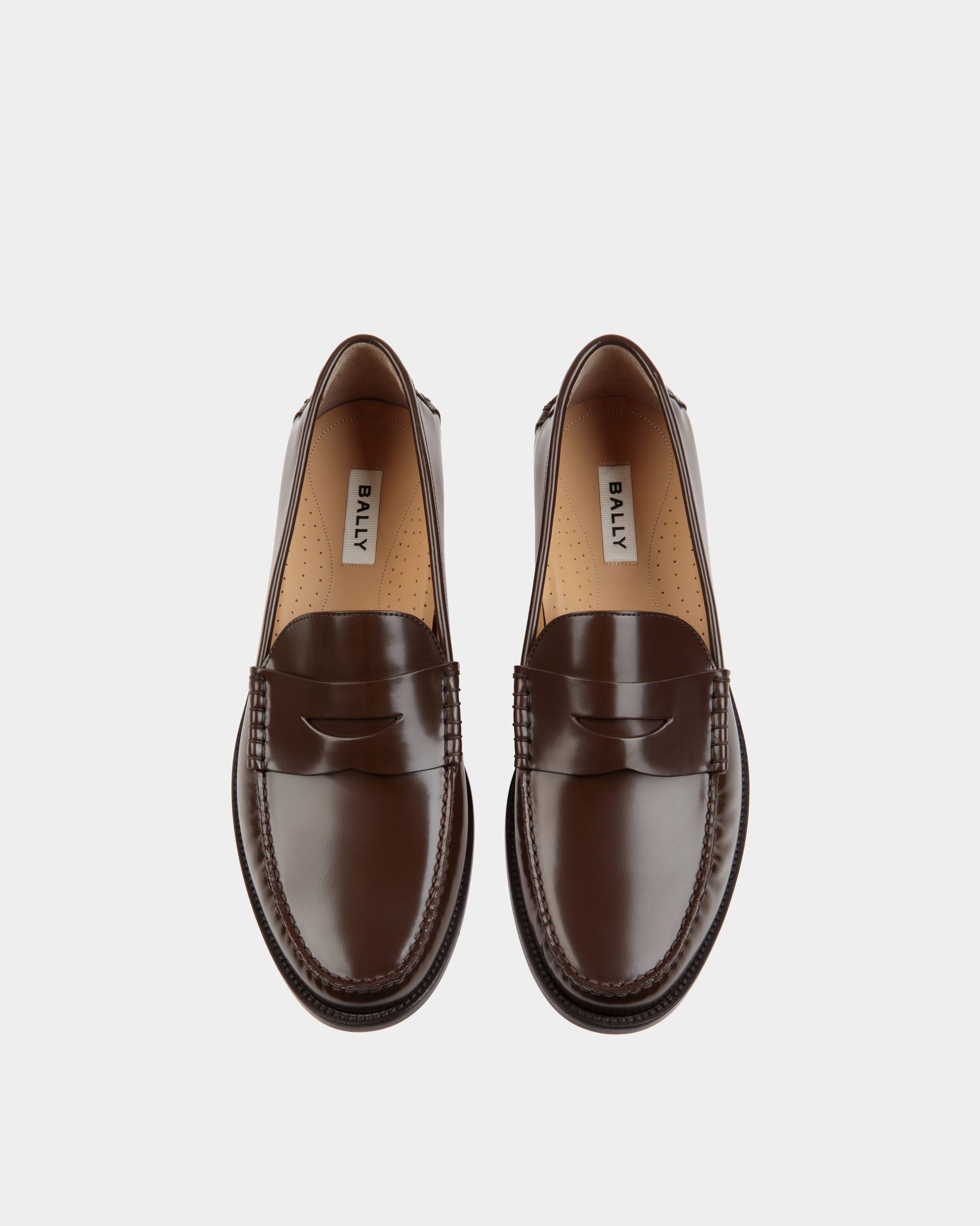 Mocassino Capitol In Pelle Color Ebano - Uomo - Bally - 05