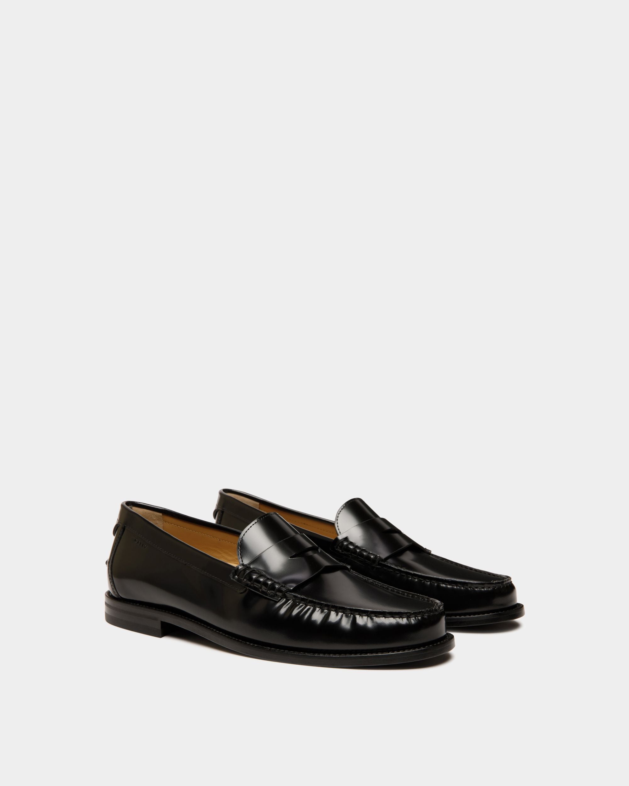 Mocassino Capitol In Pelle Nera - Uomo - Bally - 02
