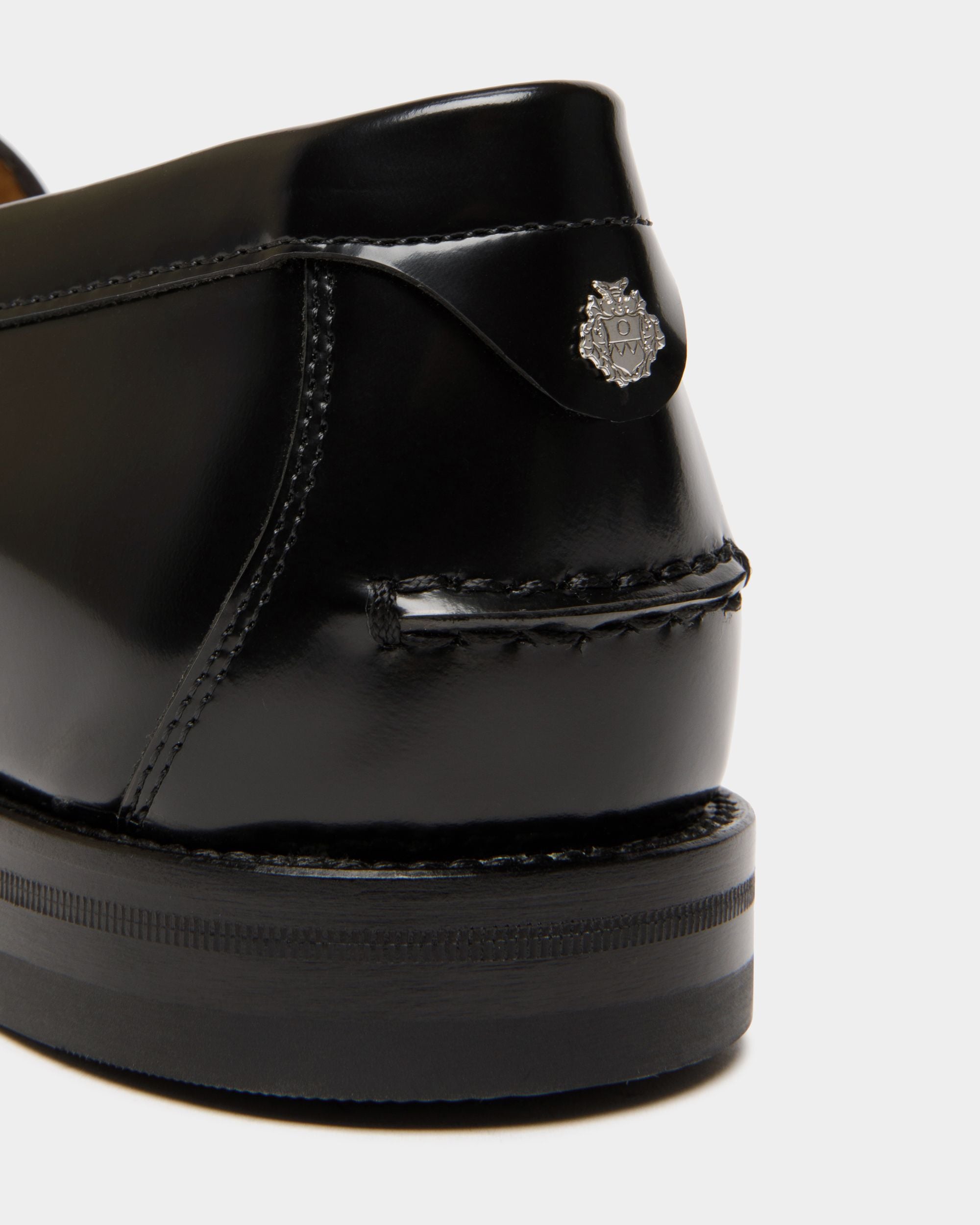 Mocassino Capitol In Pelle Nera - Uomo - Bally - 05