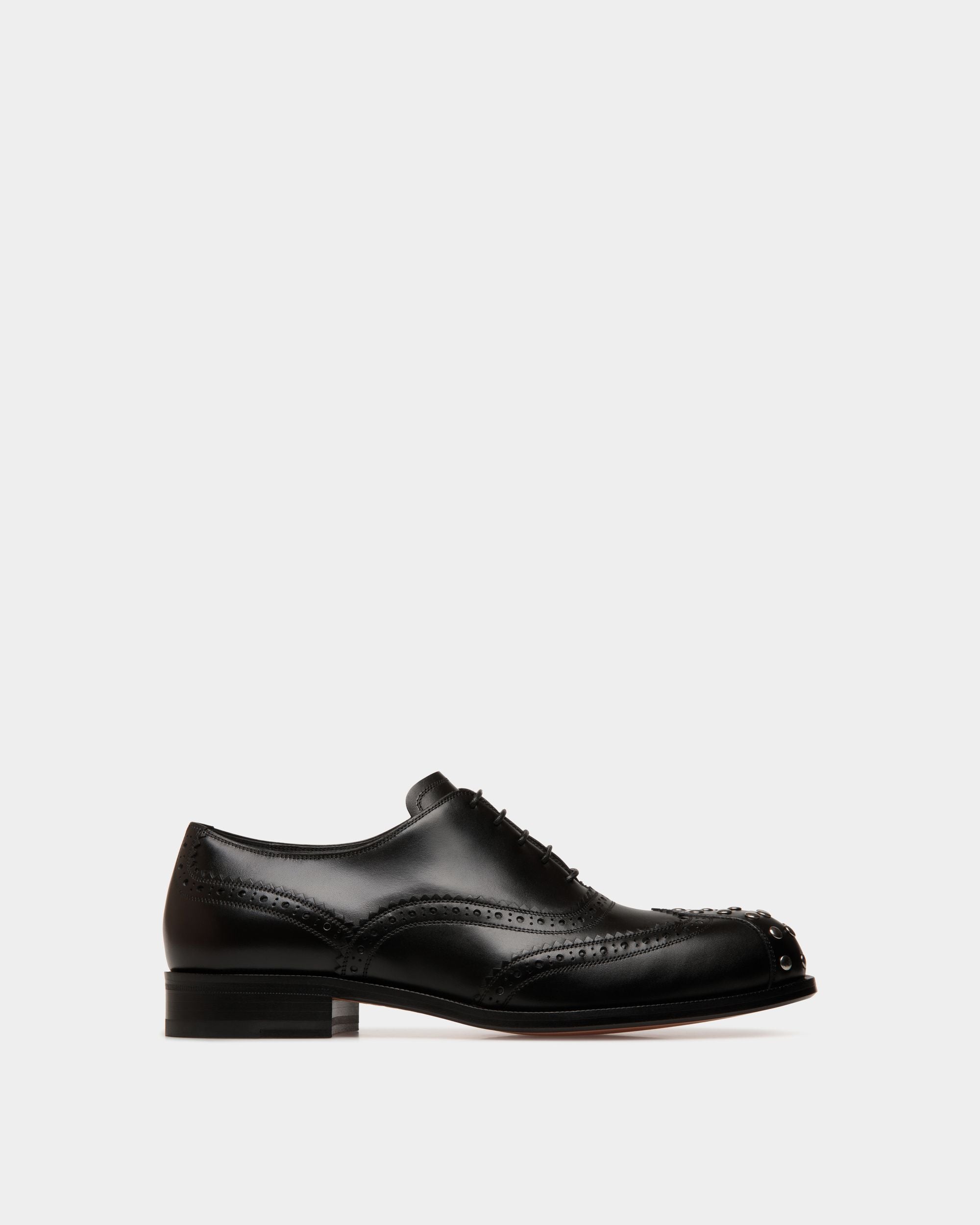 Scarpa Oxford Spiegel In Pelle Nera - Uomo - Bally - 01