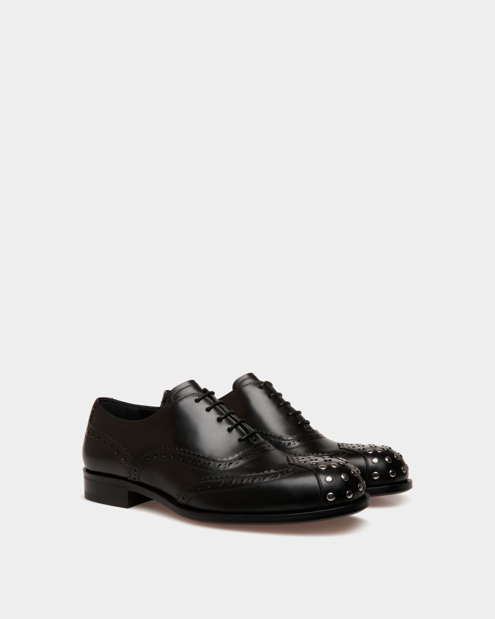 Scarpa Oxford Spiegel In Pelle Nera - Uomo - Bally - 03