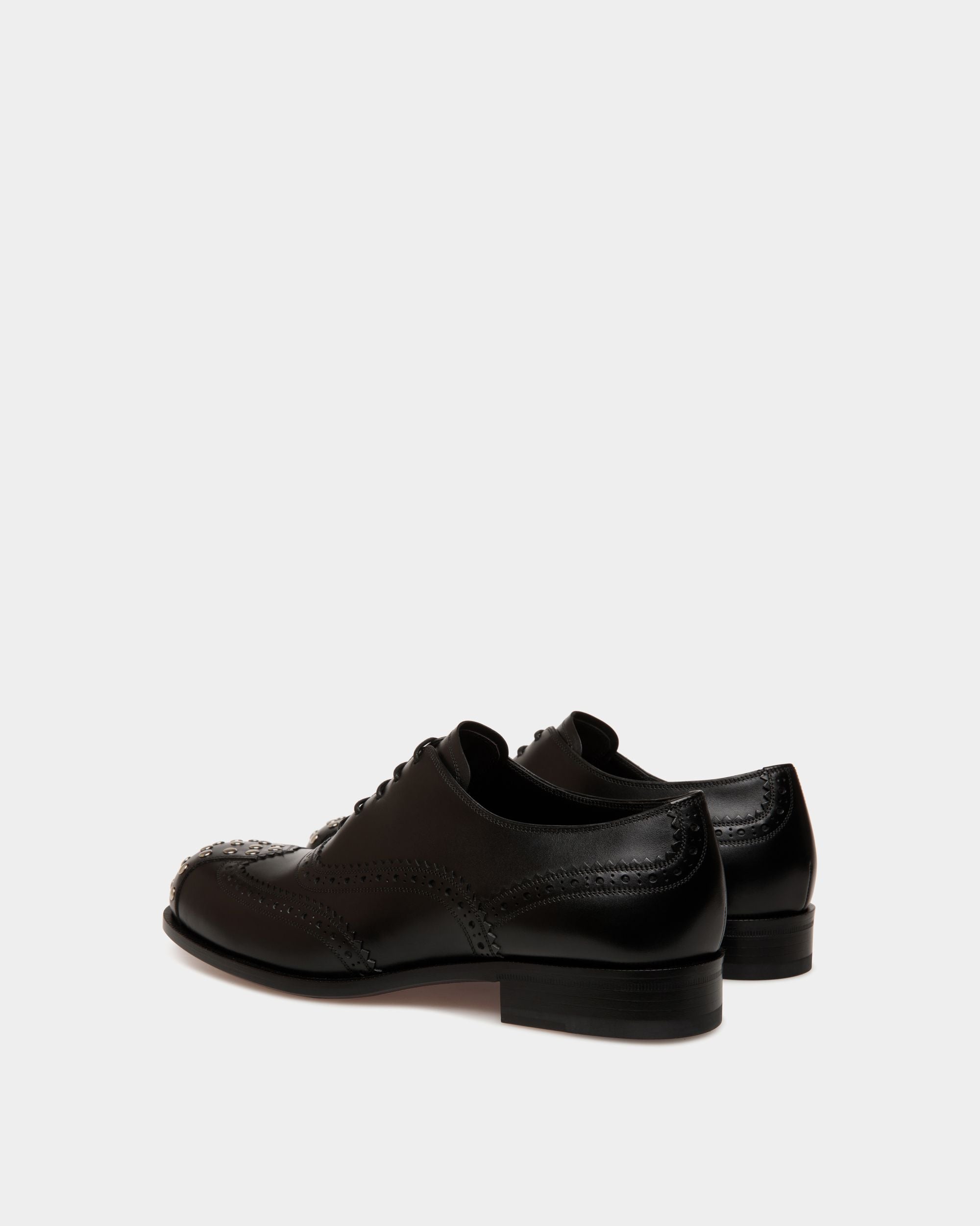 Scarpa Oxford Spiegel In Pelle Nera - Uomo - Bally - 04