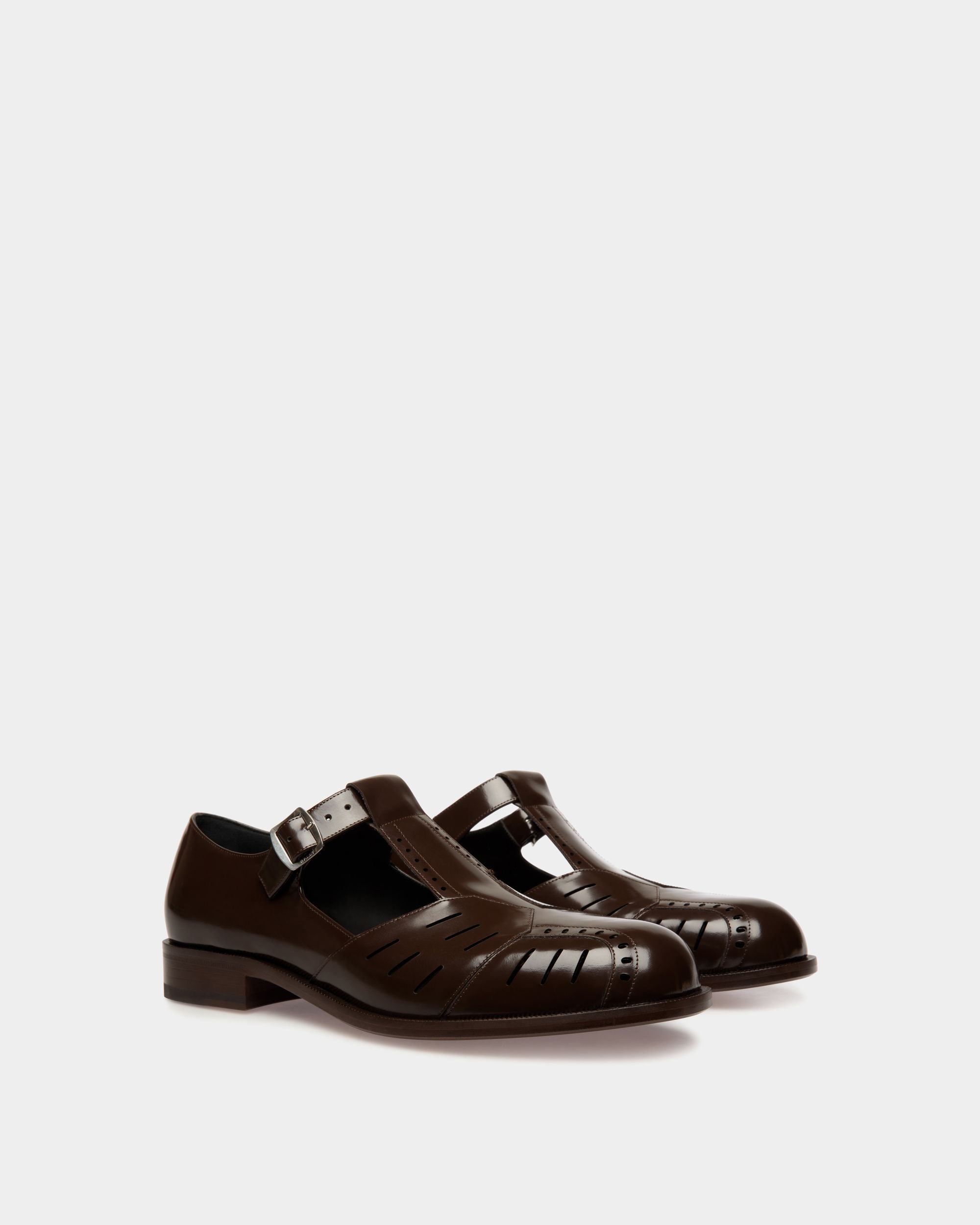 Sandalo Spiegel In Pelle Marrone - Uomo - Bally - 02
