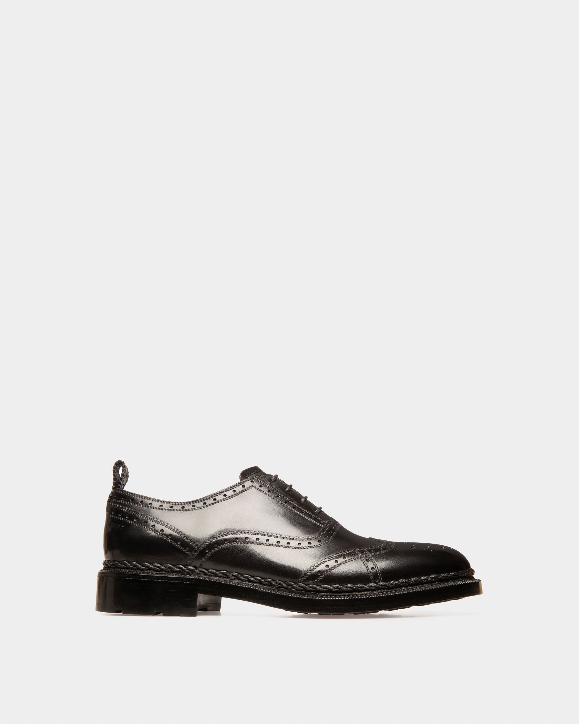 Oliver Scarpe Modello Oxford In Pelle Nera - Uomo - Bally - 01