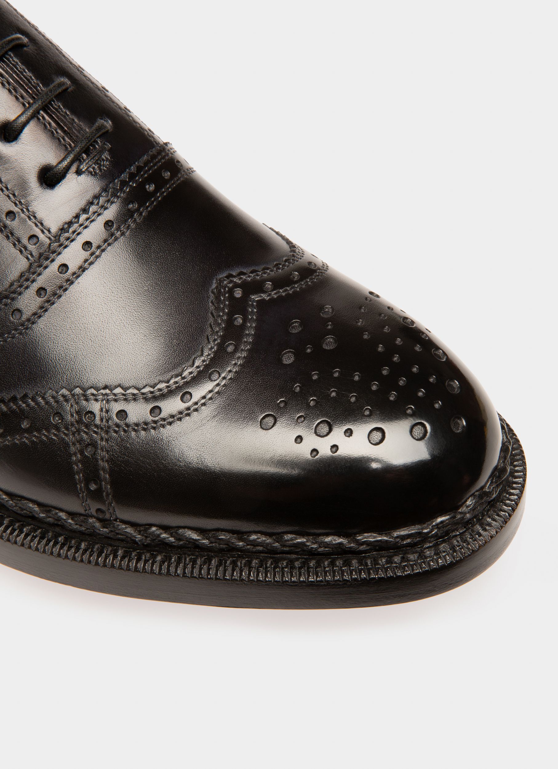 Oliver Scarpe Modello Oxford In Pelle Nera - Uomo - Bally - 06