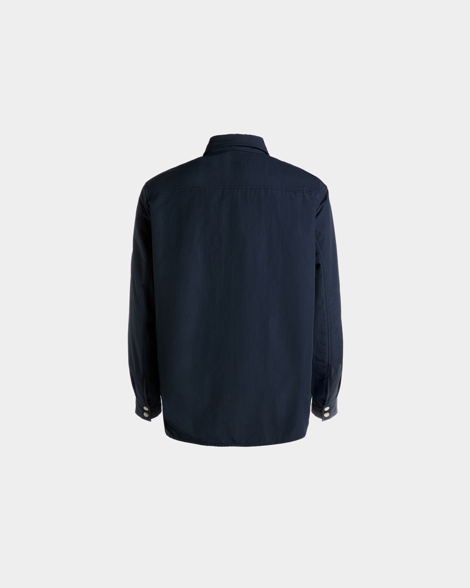 Overshirt Trapuntata In Nylon Navy Blue - Uomo - Bally - 08