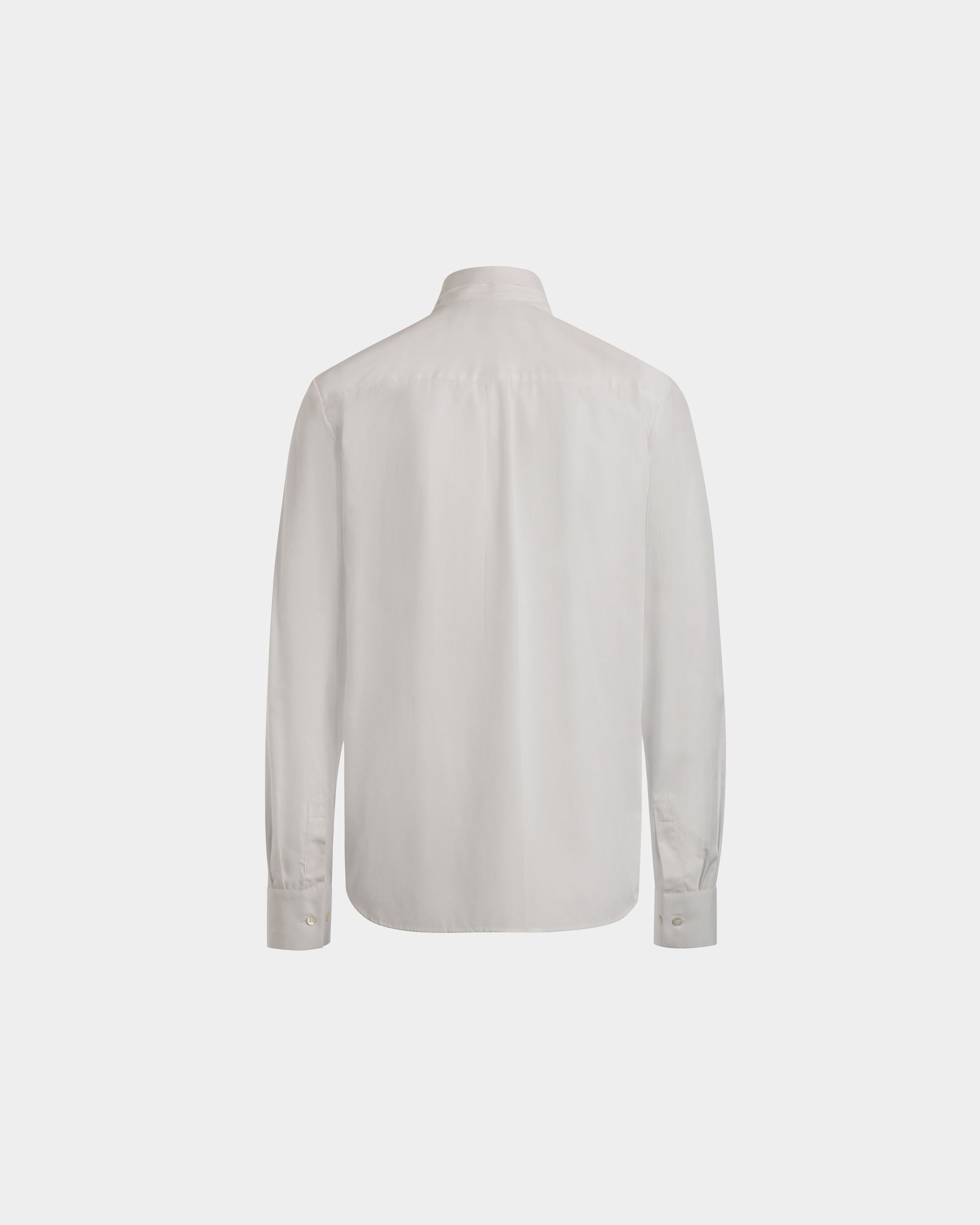 Camicia A Maniche Lunghe In Cotone Bianco - Uomo - Bally - 06