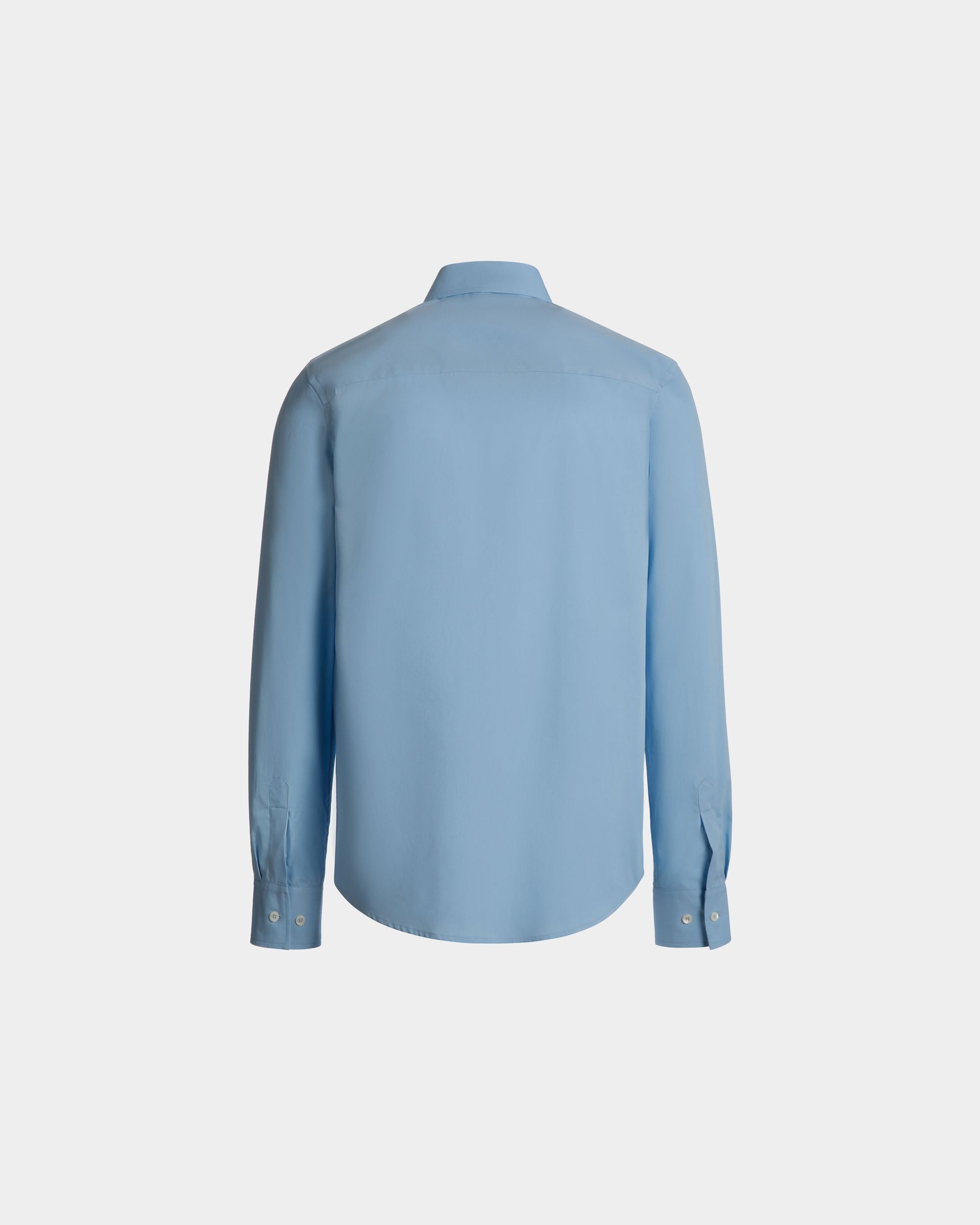 Camicia A Maniche Lunghe In Cotone Light Blue - Uomo - Bally - 06