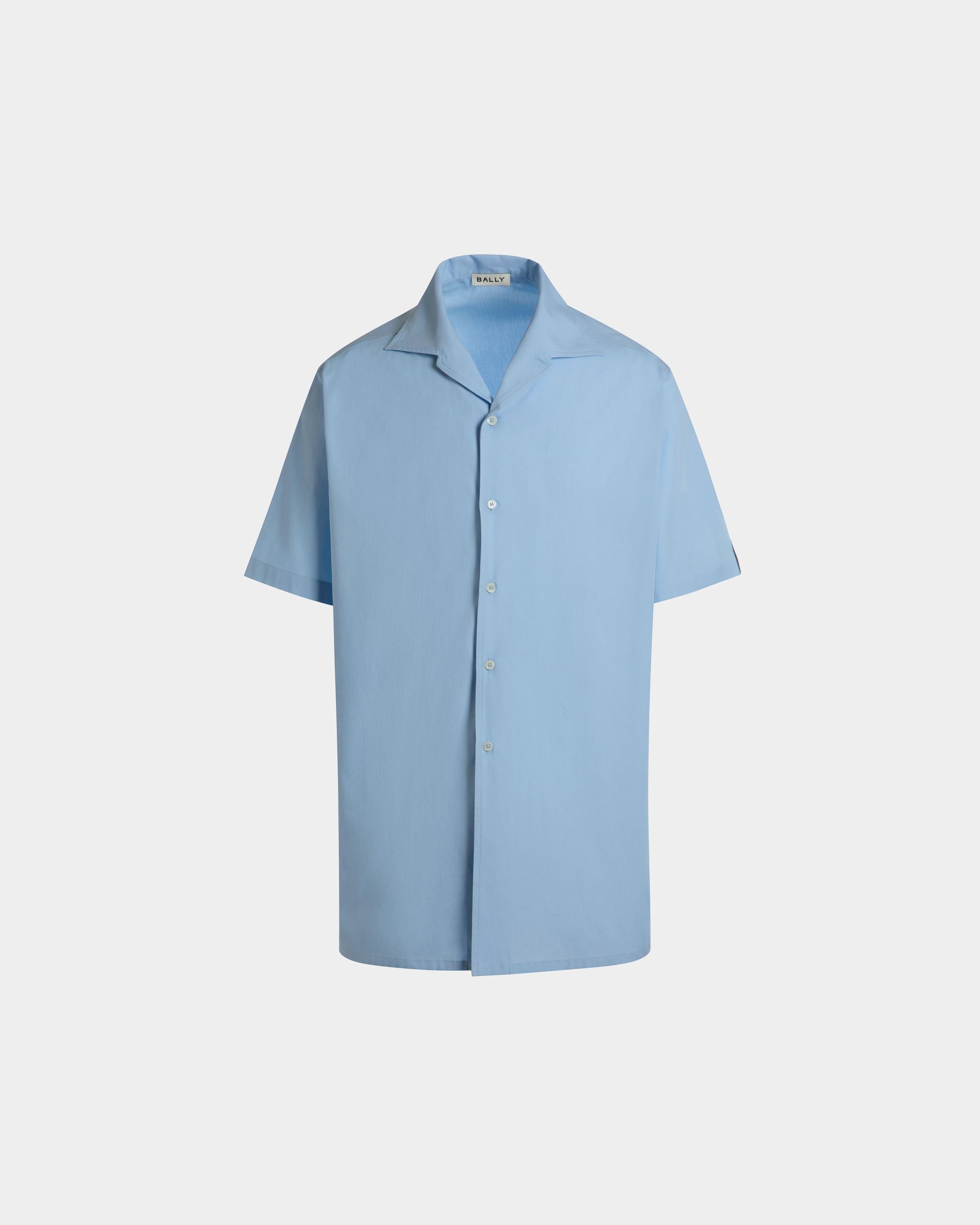 Shirts In Blue Cotton - Uomo - Bally - 01