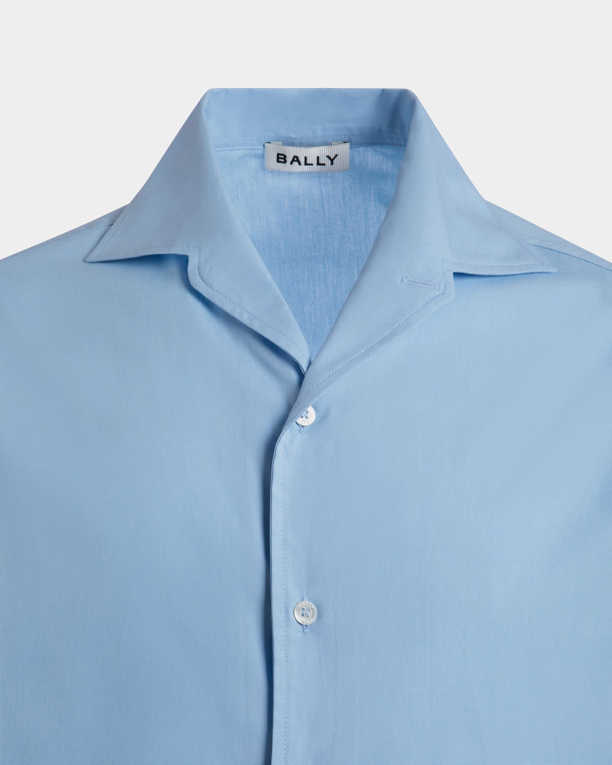 Shirts In Blue Cotton - Uomo - Bally - 02