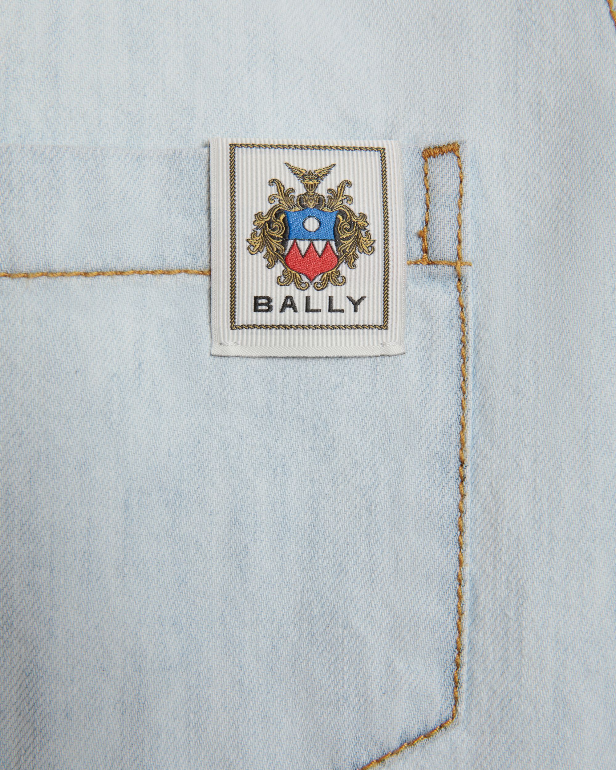 Camicia A Maniche Lunghe In Cotone Light Blue - Uomo - Bally - 04