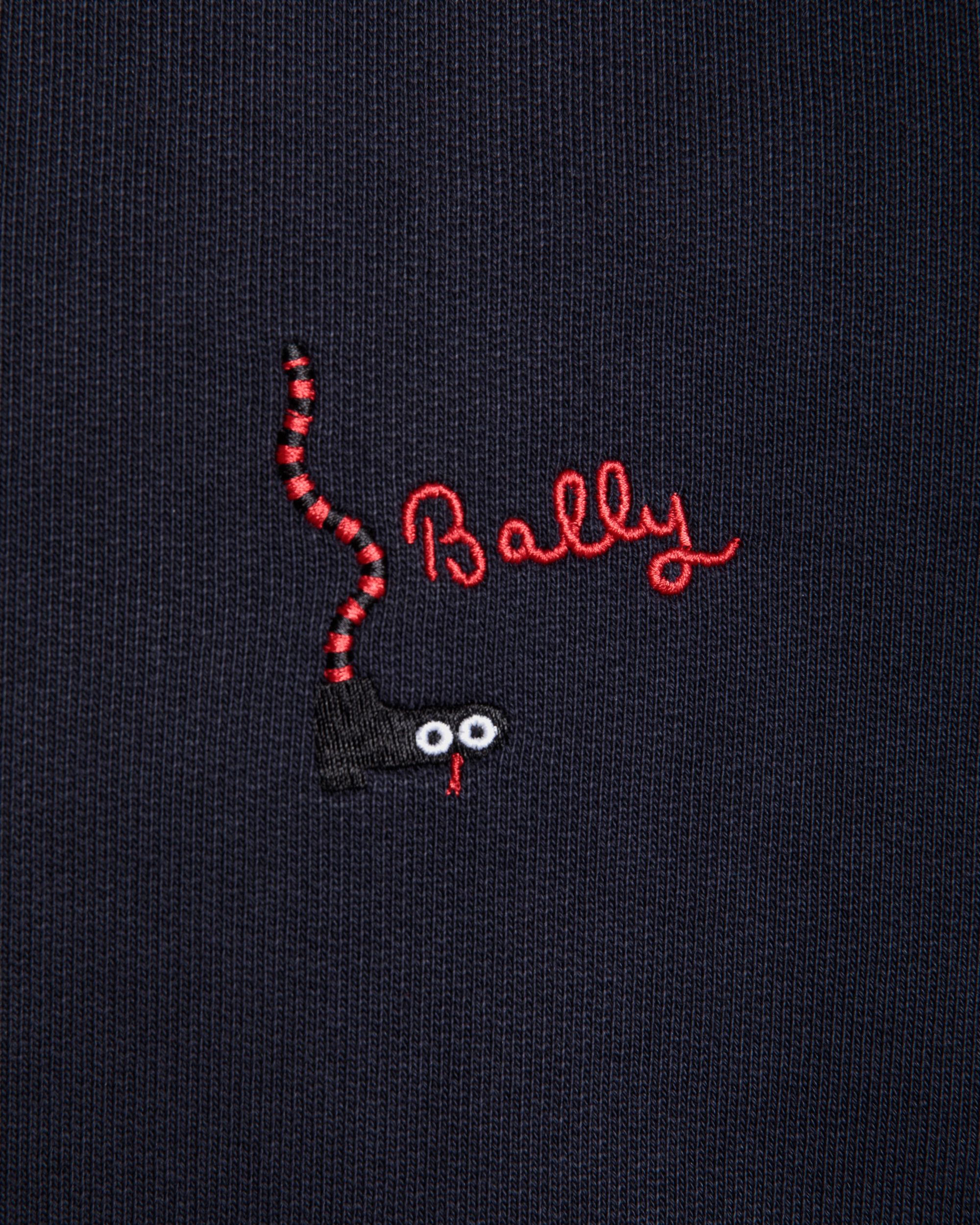 Felpa Girocollo In Cotone Navy Blue - Uomo - Bally - 04
