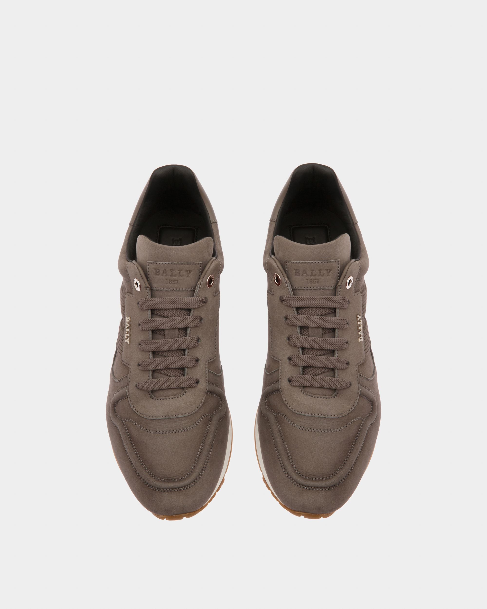Asper Sneakers In Pelle Grigia - Uomo - Bally - 02