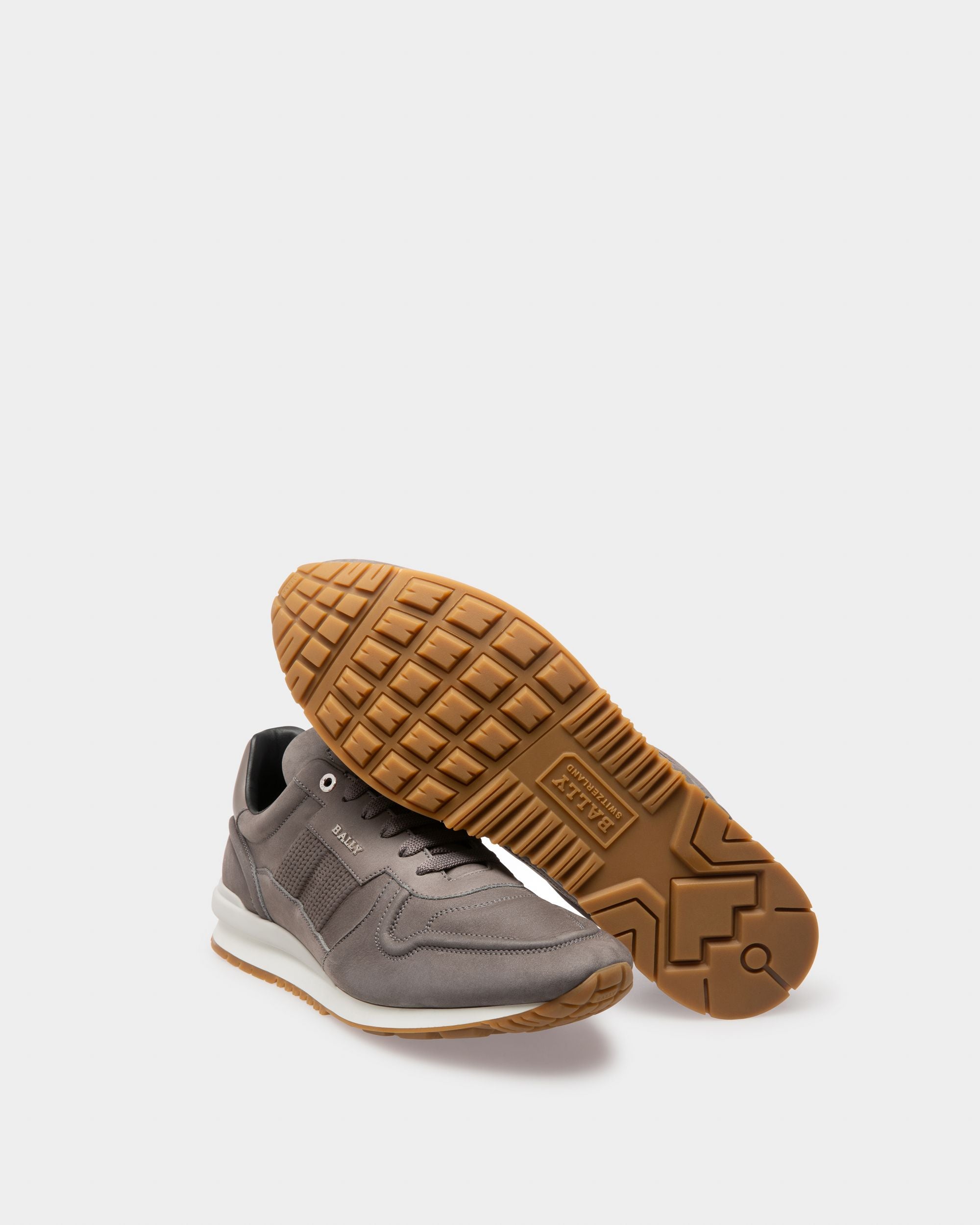 Asper Sneakers In Pelle Grigia - Uomo - Bally - 04
