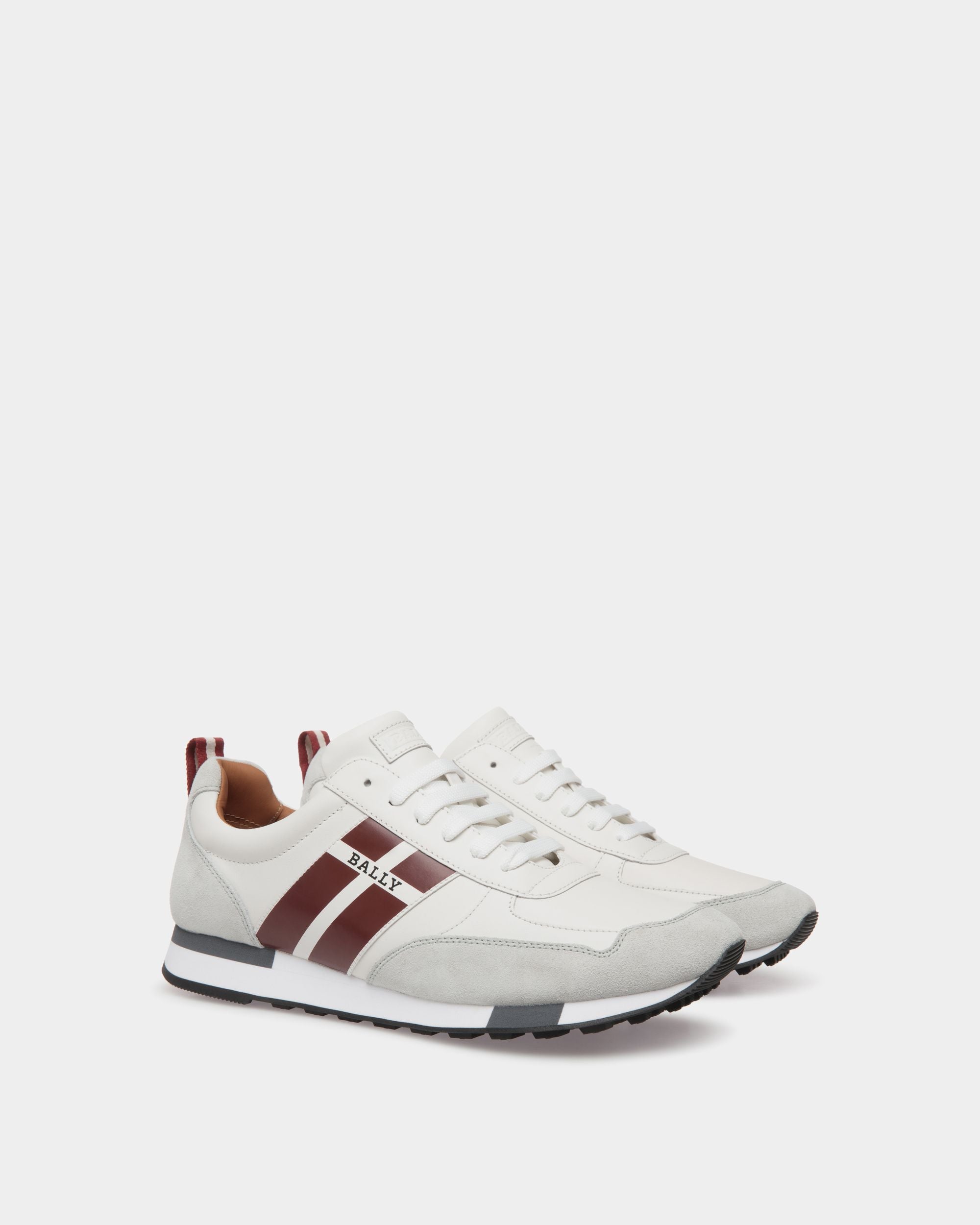 Sneaker In Pelle Bianca - Uomo - Bally - 02