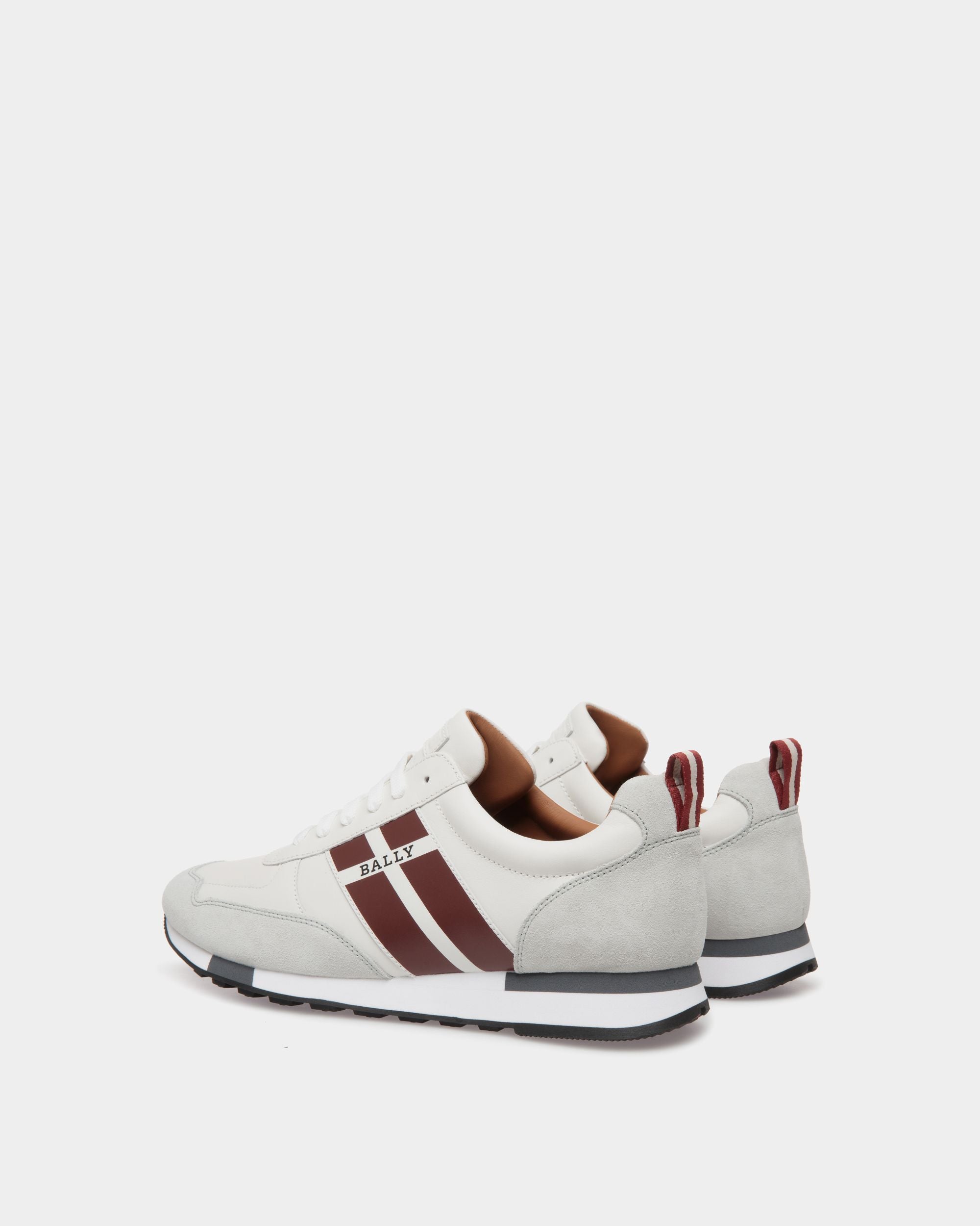 Sneaker In Pelle Bianca - Uomo - Bally - 03