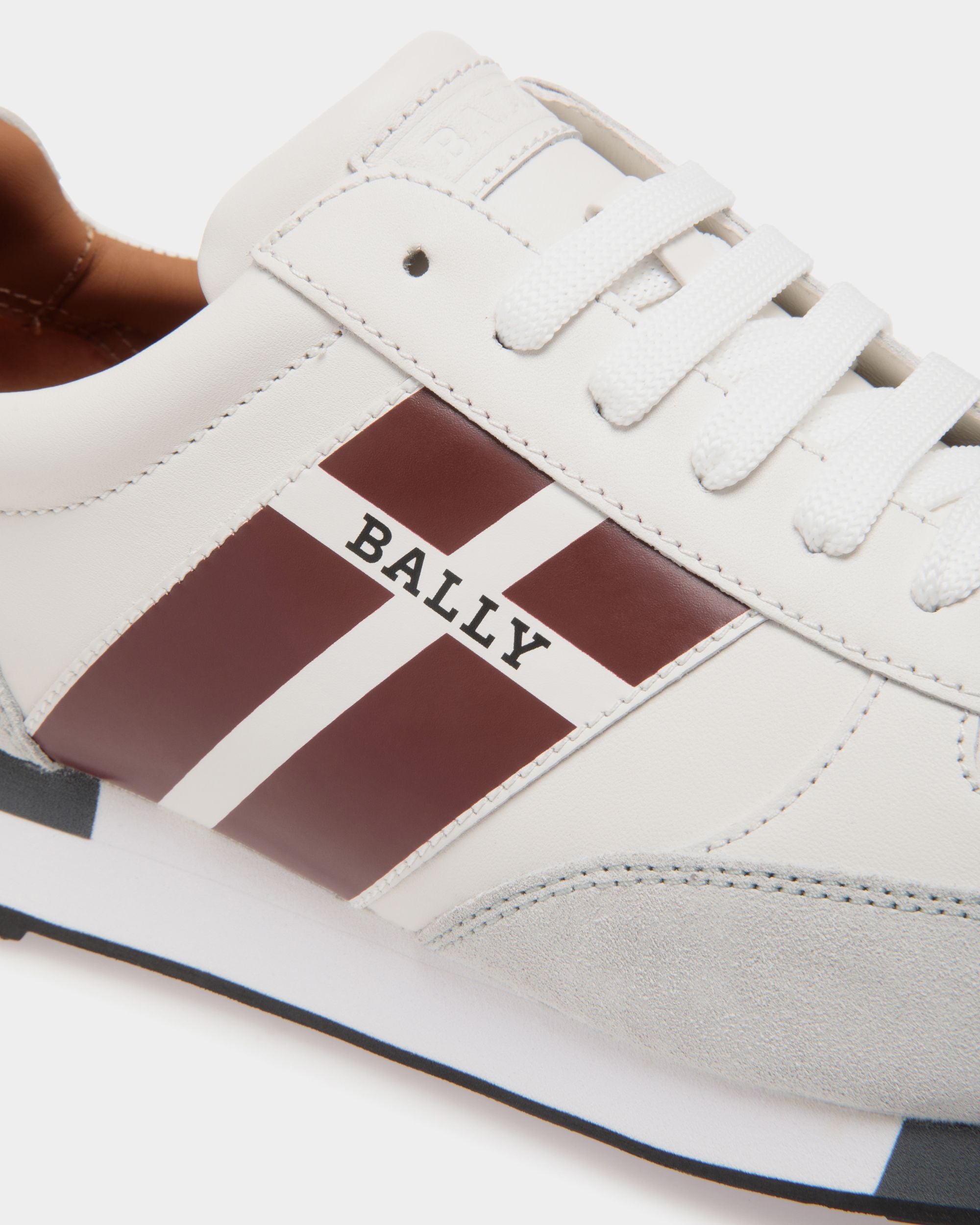 Sneaker In White Leather - Uomo - Bally - 05