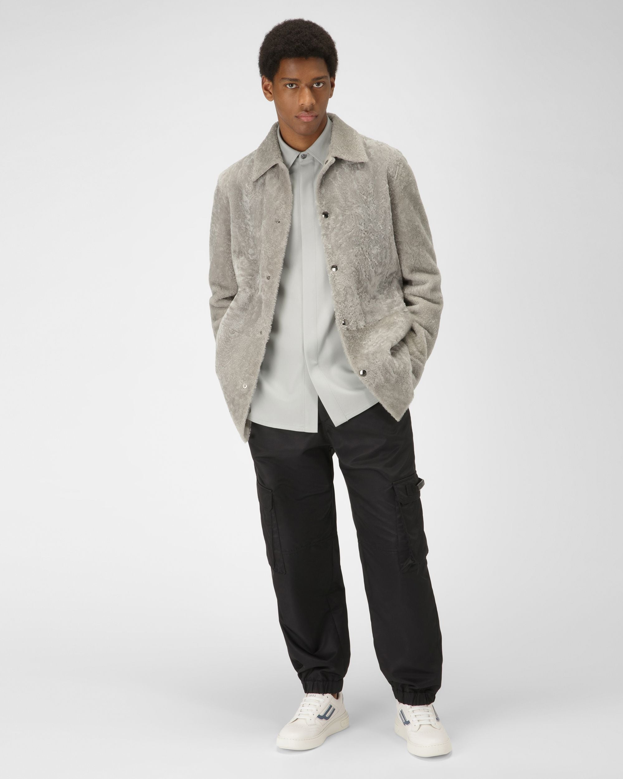 Triumph Sneaker In Pelle Bianca E Blu - Uomo - Bally - 01