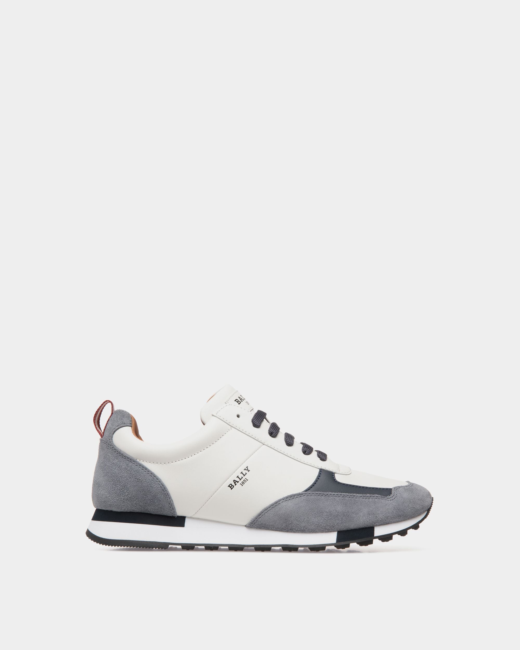 Sneaker In Pelle Bianca - Uomo - Bally - 01