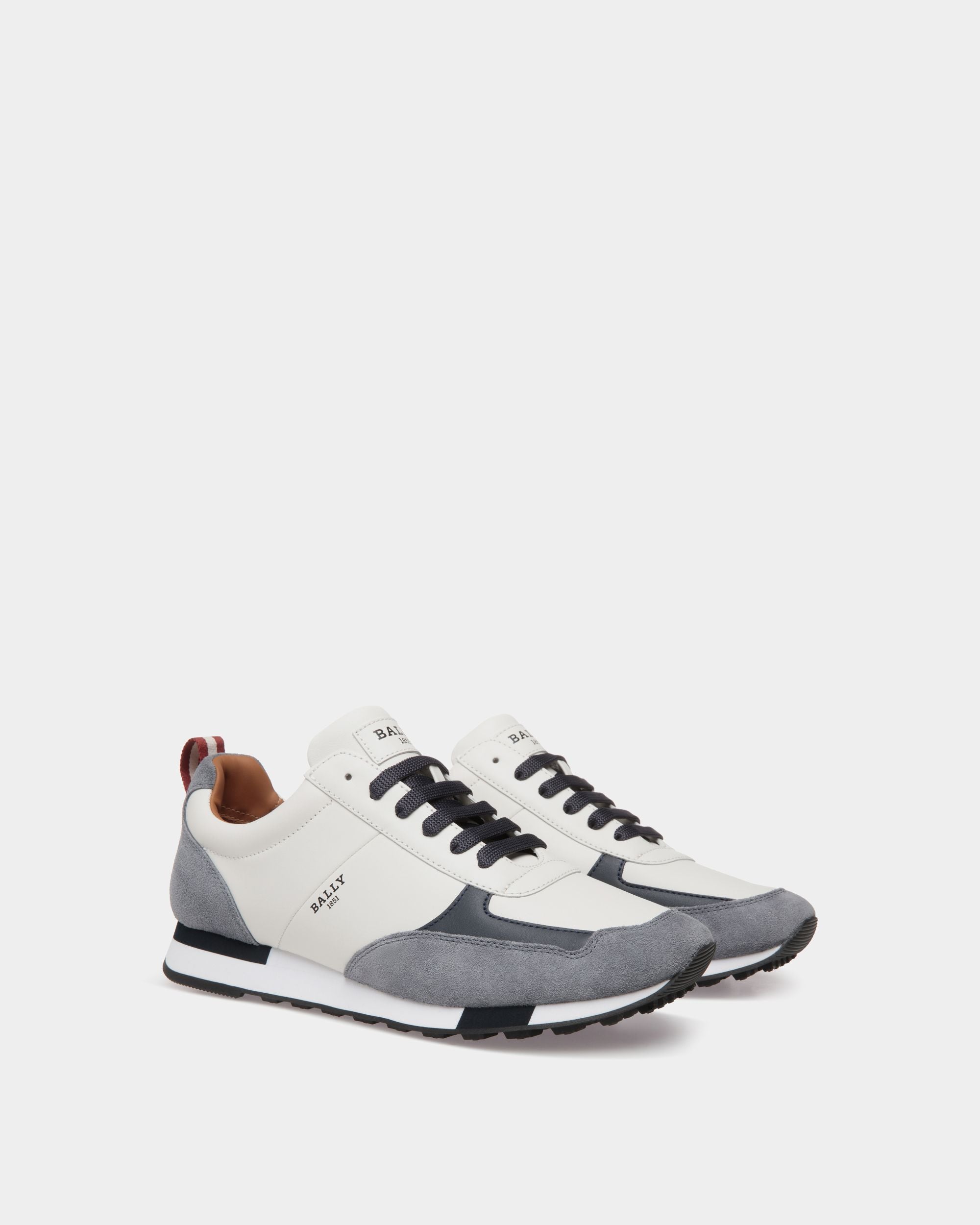 Sneaker In Pelle Bianca - Uomo - Bally - 02