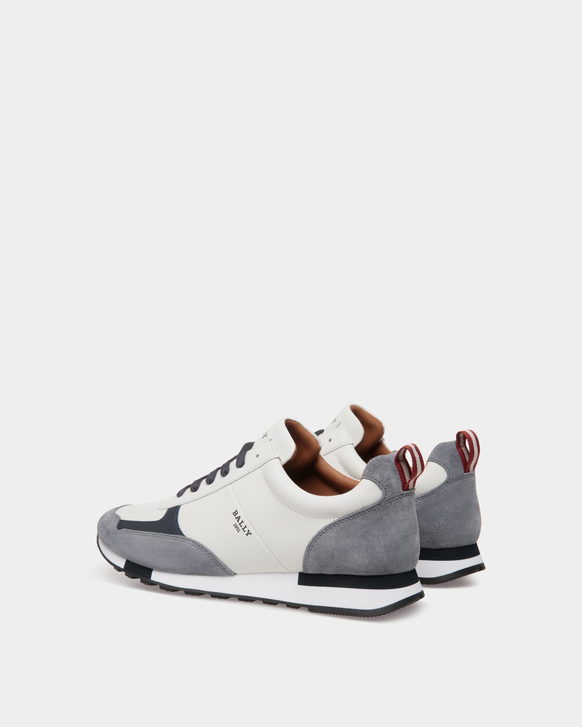 Sneaker In Pelle Bianca - Uomo - Bally - 03
