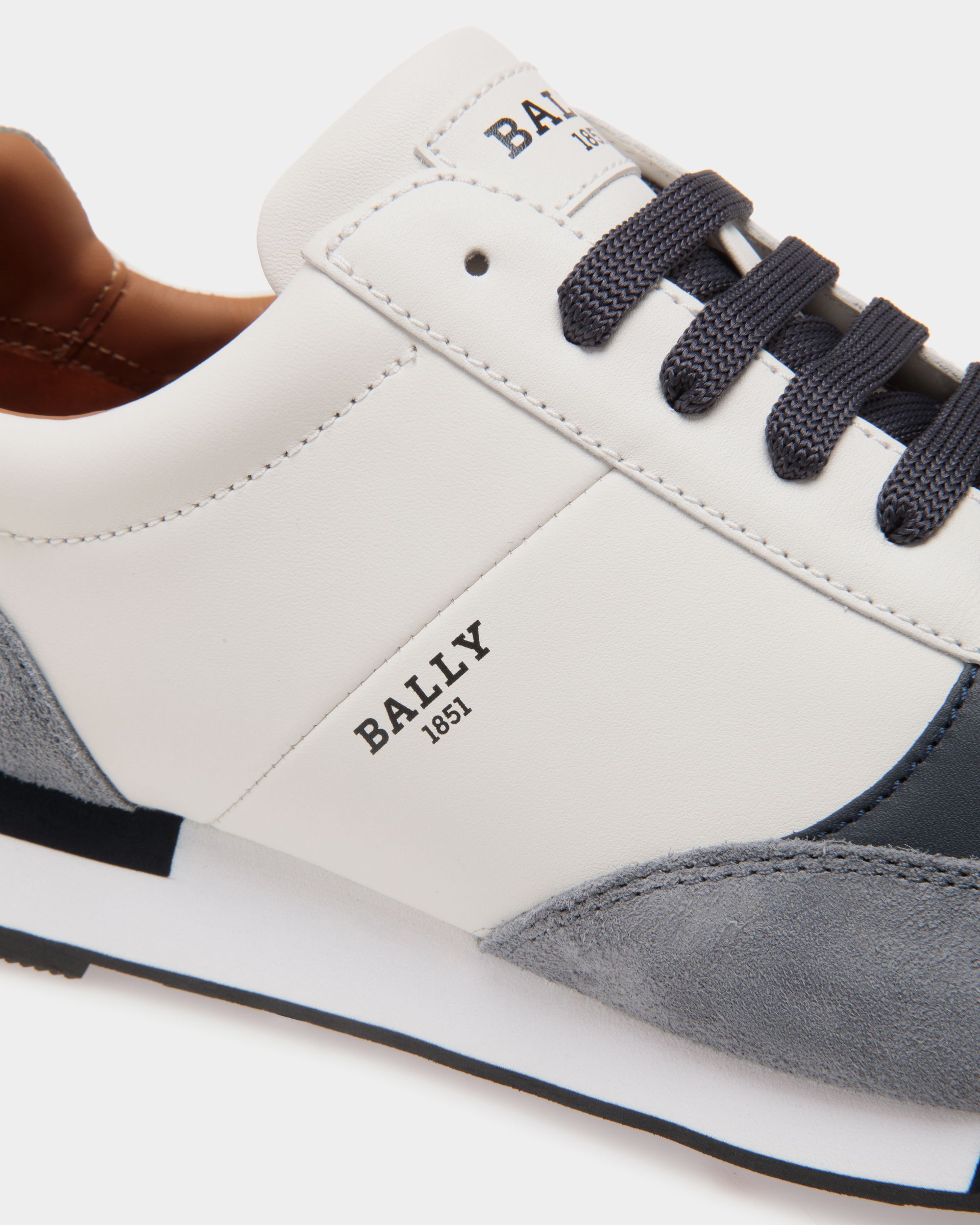 Sneaker In Pelle Bianca - Uomo - Bally - 05